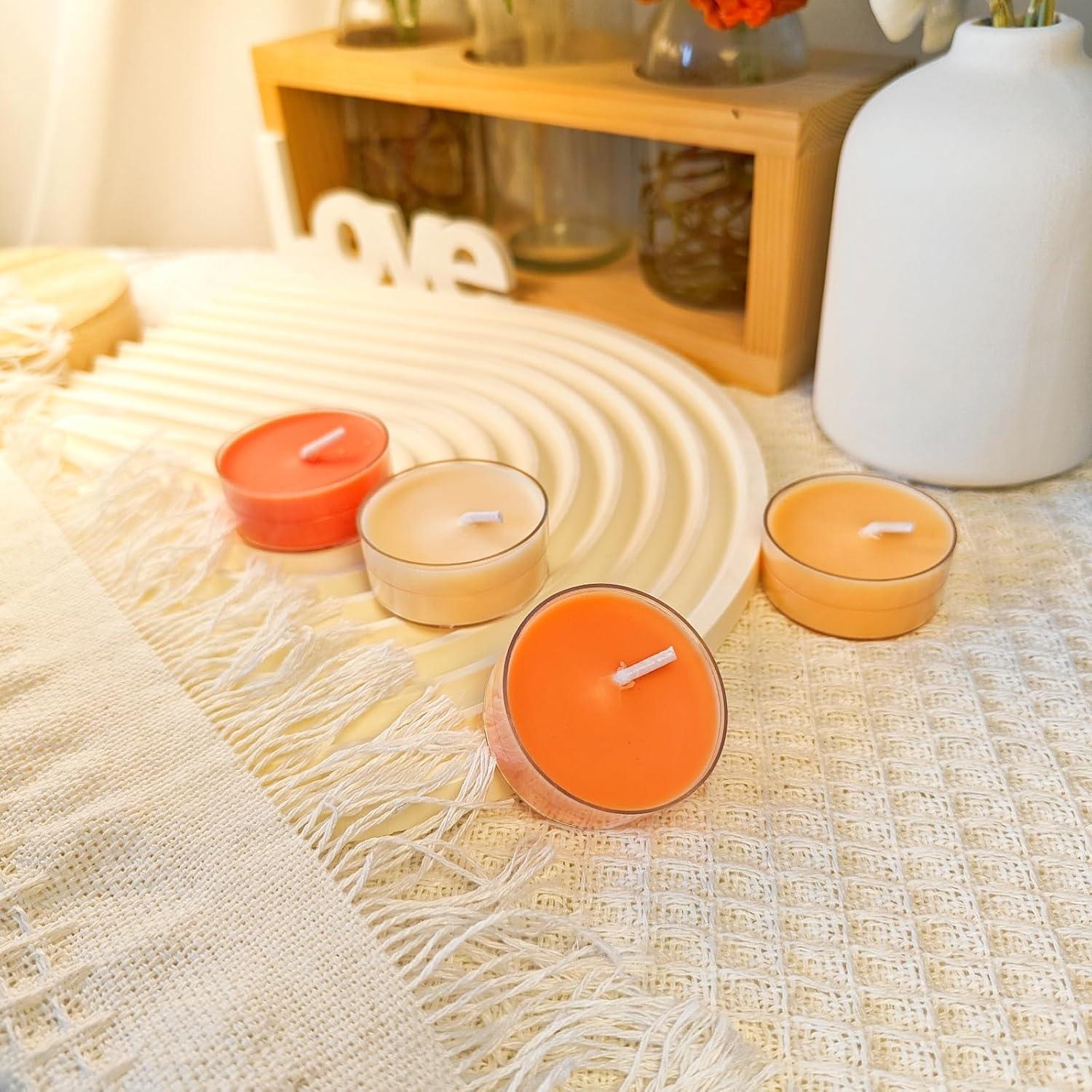 16 Velas Aromáticas de Cera de Soja WINICE - Decoración y Aromaterapia