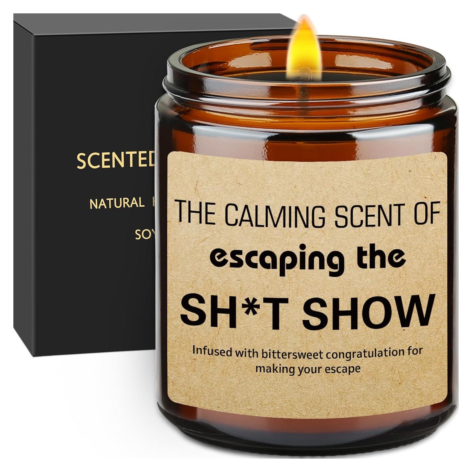 Vela Aromática de Cera de Soja Lavanda HBESTIE - Regalo Jubilación