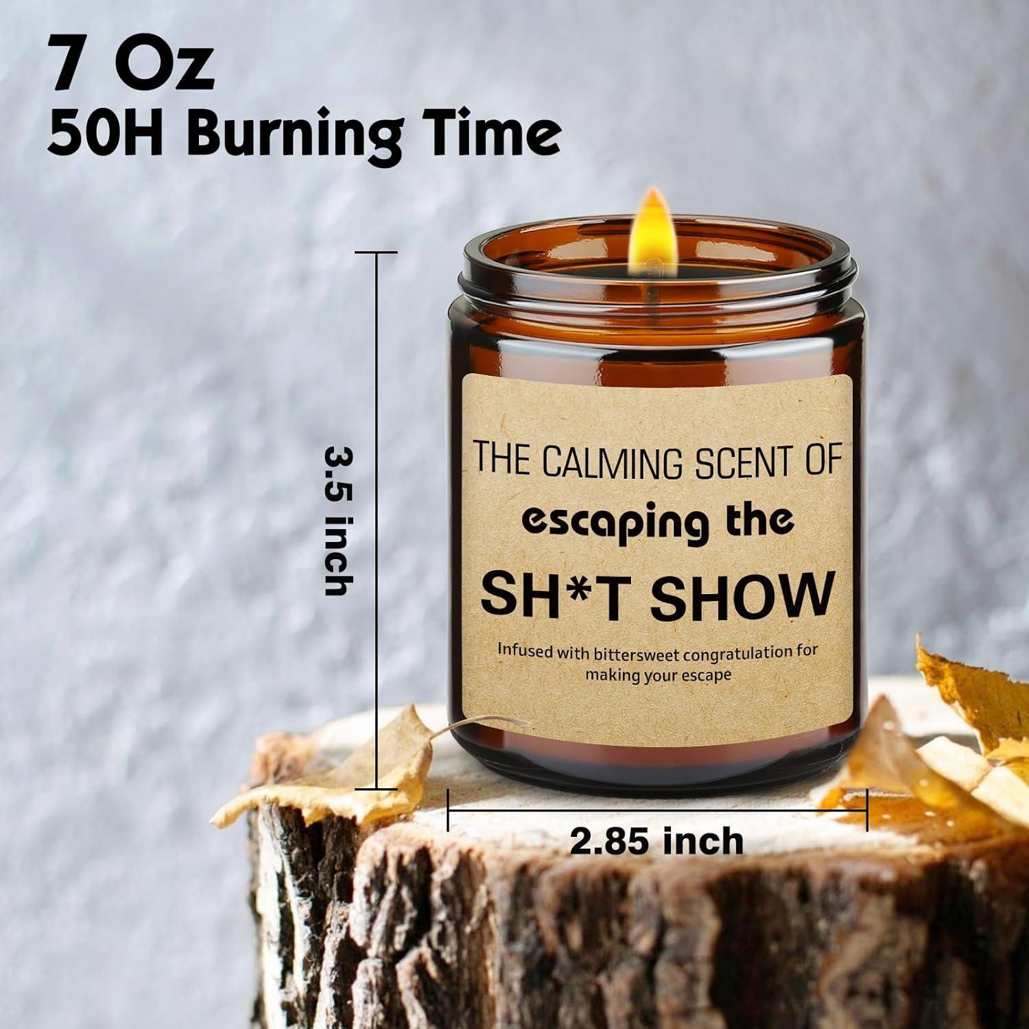 Vela Aromática de Cera de Soja Lavanda HBESTIE - Regalo Jubilación