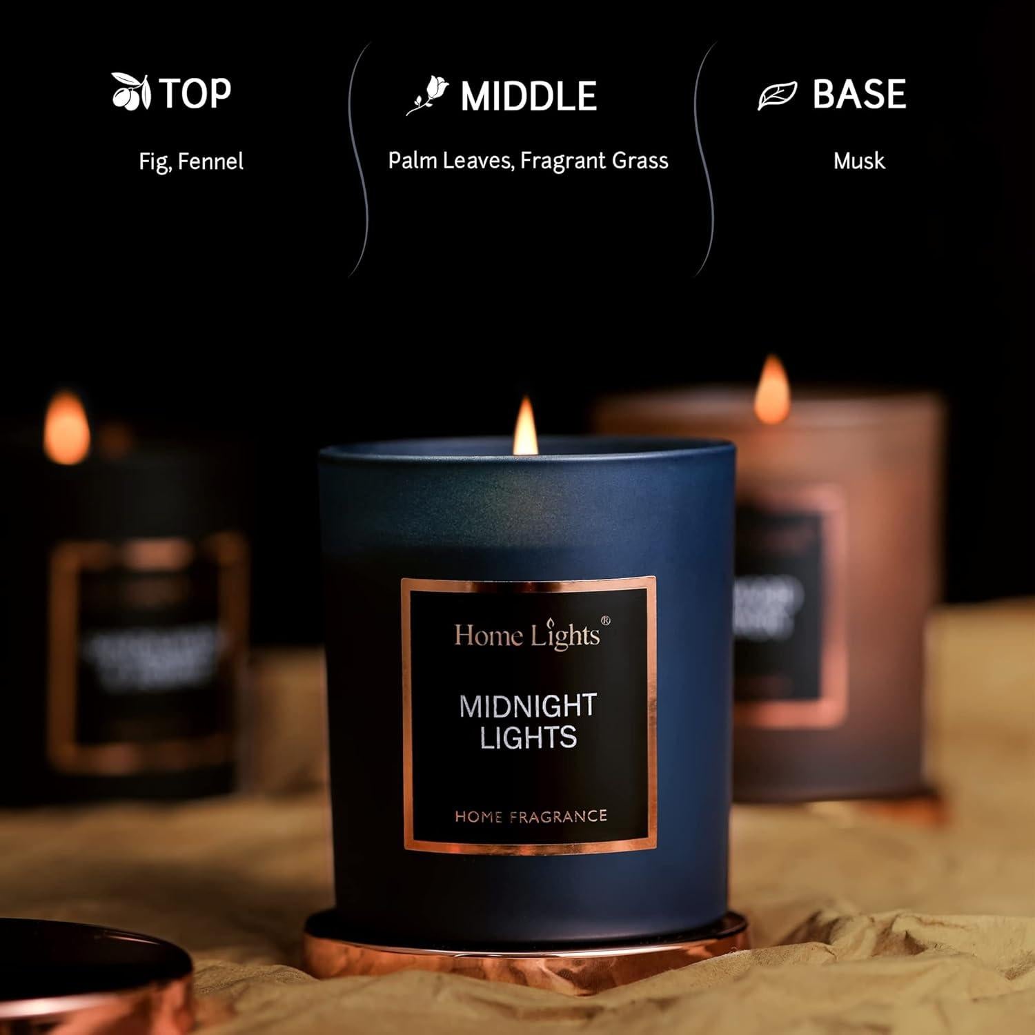 Vela Aromática en Tarro Home Lights - Cera de Soja 35h