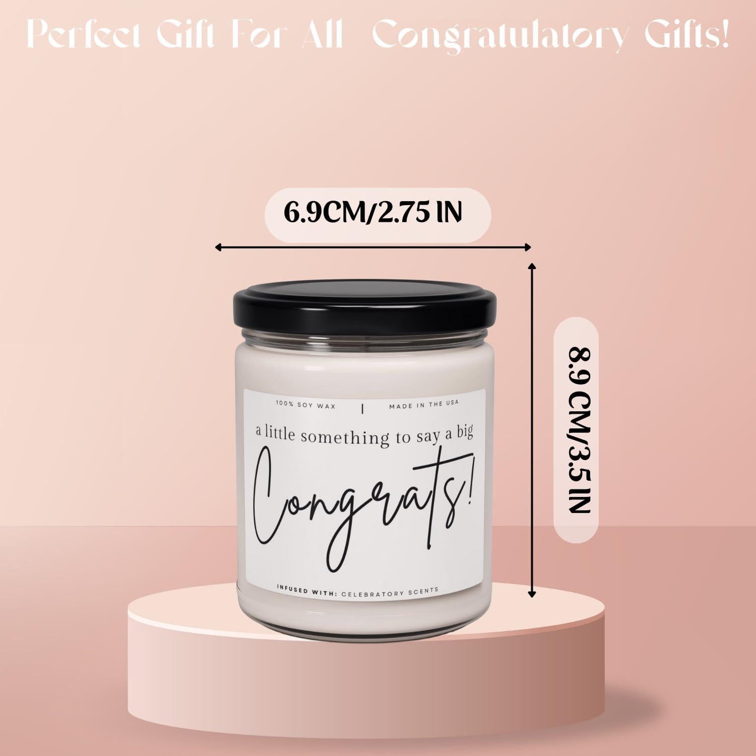 Vela de Felicitaciones Salvia Blanca y Lavanda 255g - Cera de Soja