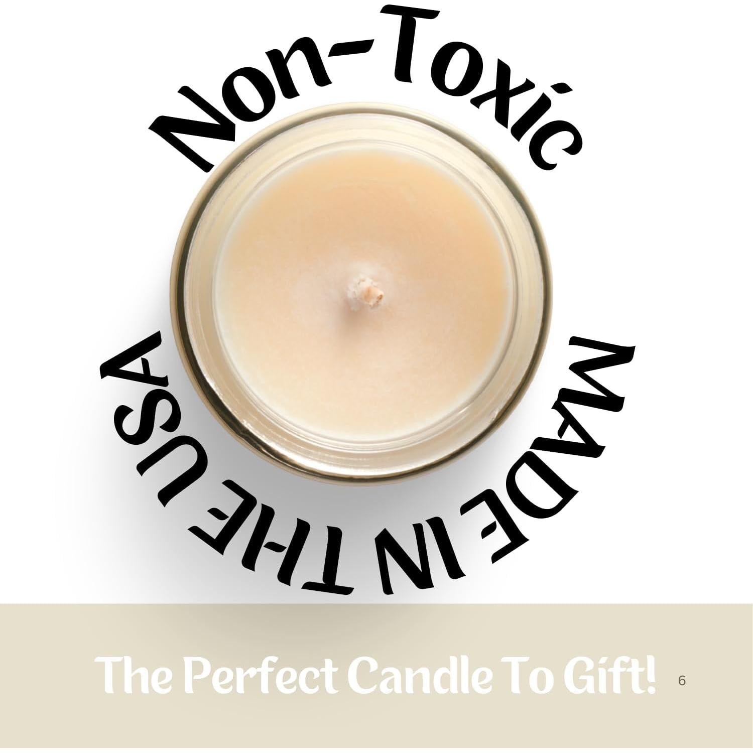 Vela de Felicitaciones Salvia Blanca y Lavanda 255g - Cera de Soja