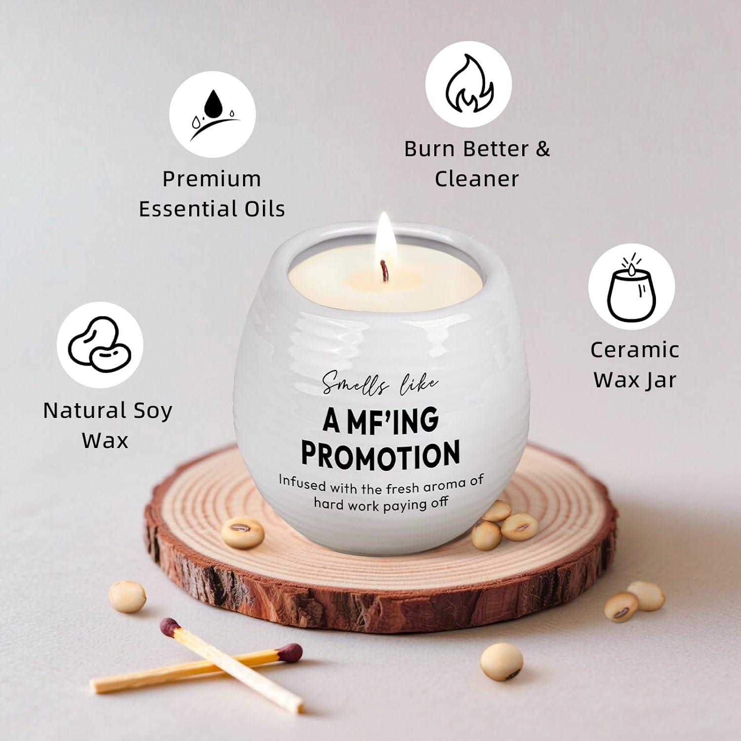 Vela Aromática de Cera de Soja Silkwishes 10Oz - Regalo Promoción Laboral