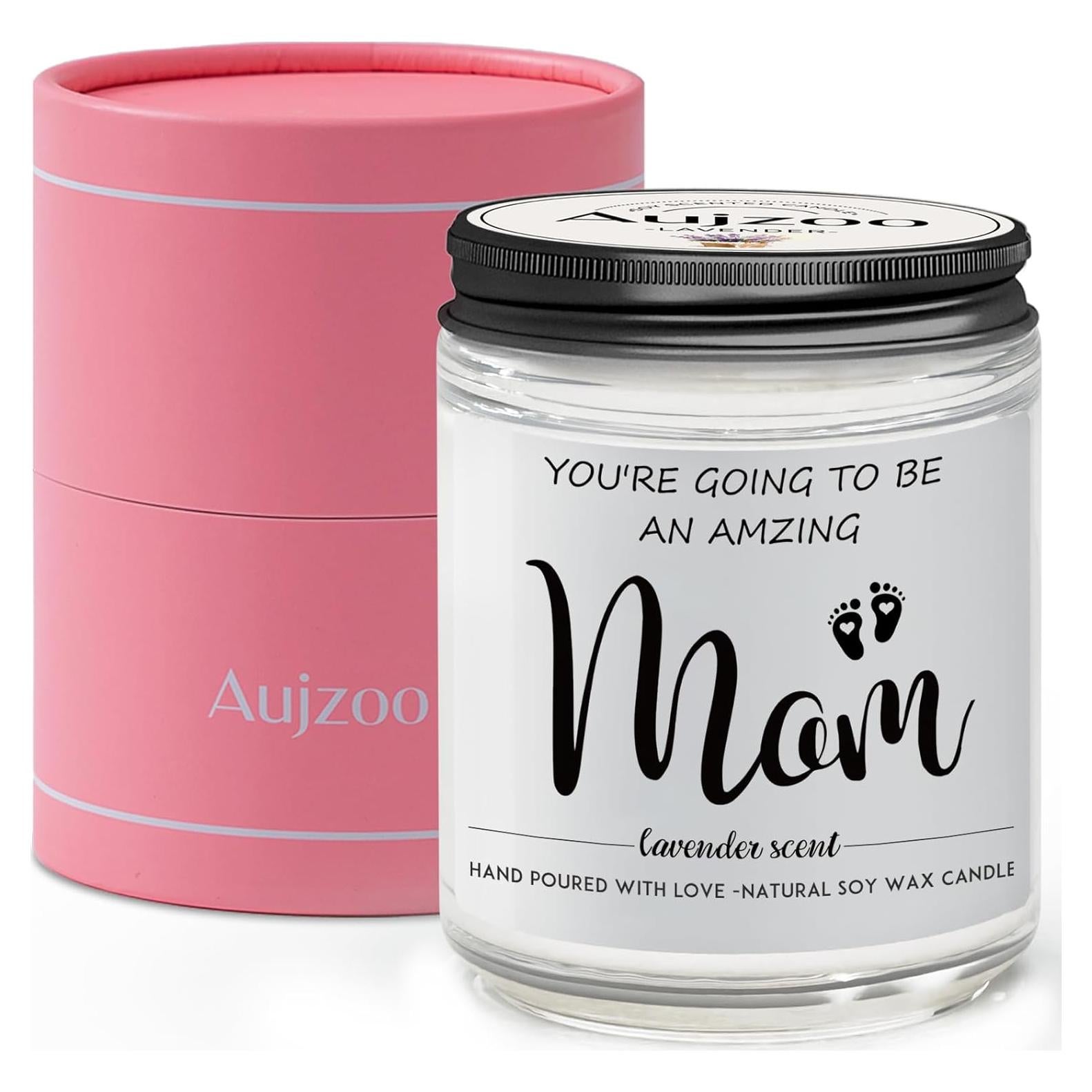 Vela Aromática de Soja Aujzoo 198g Lavanda para Mamás