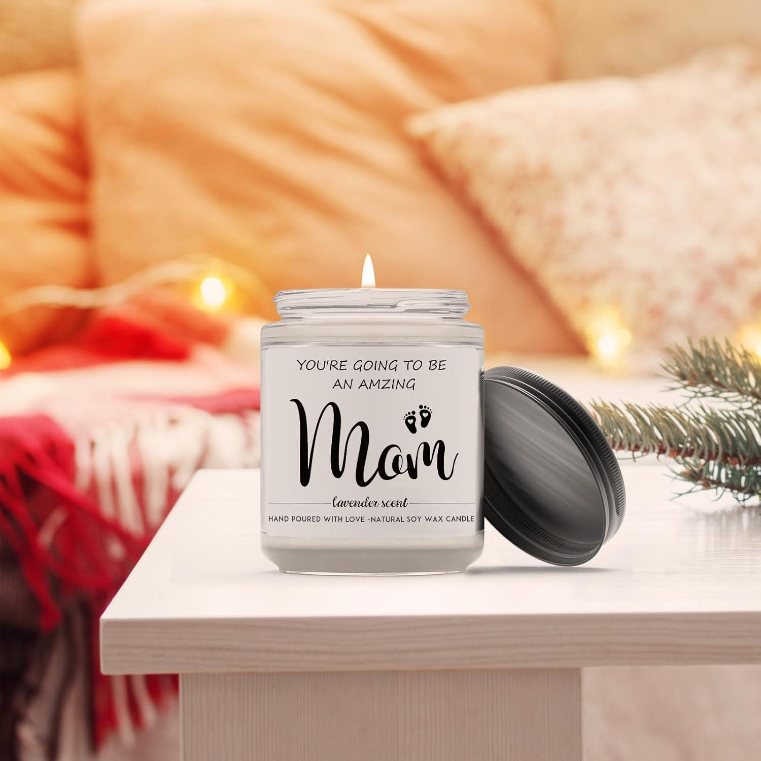 Vela Aromática de Soja Aujzoo 198g Lavanda para Mamás