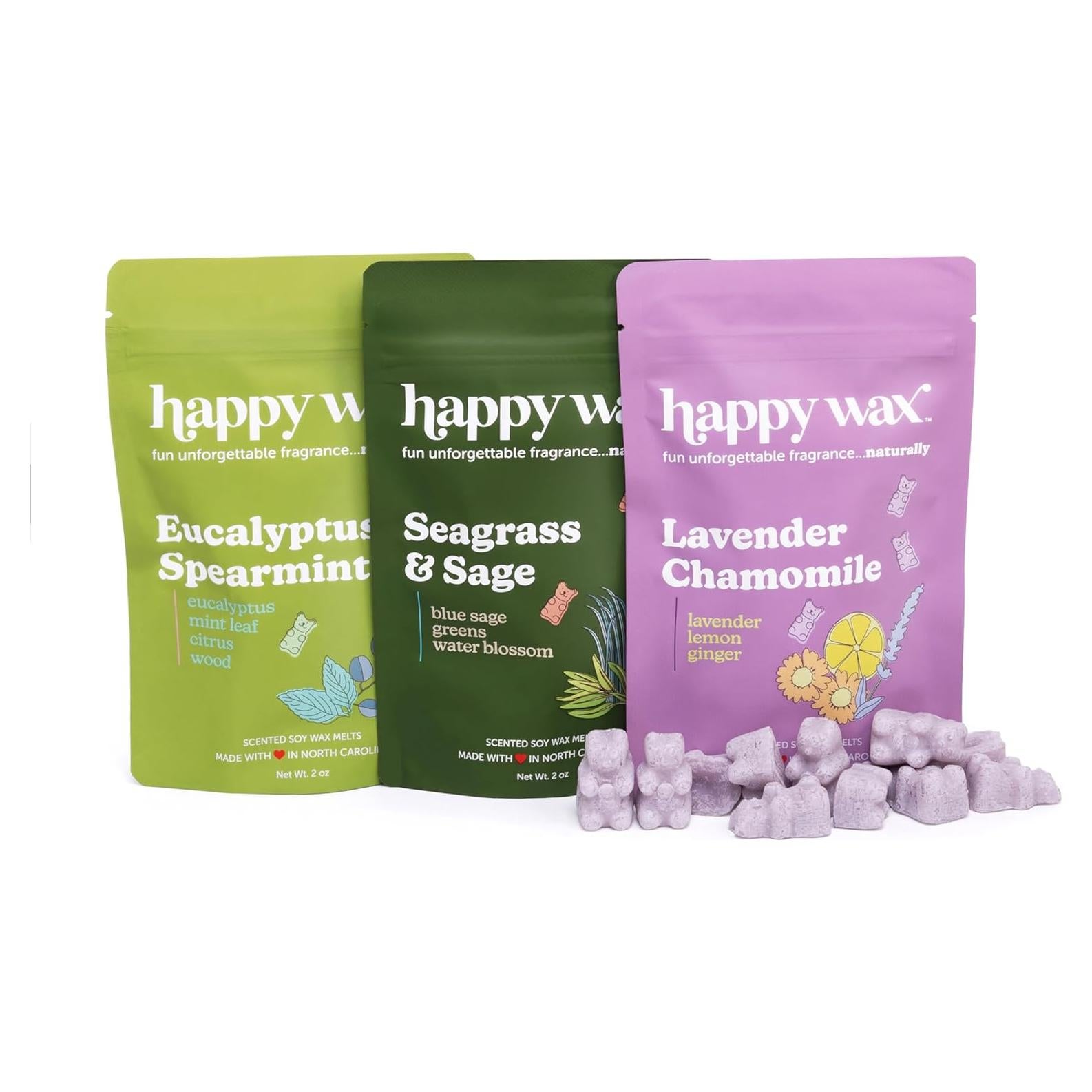 Happy Wax Melts Aromatizados 170g - Cera de Soja Natural