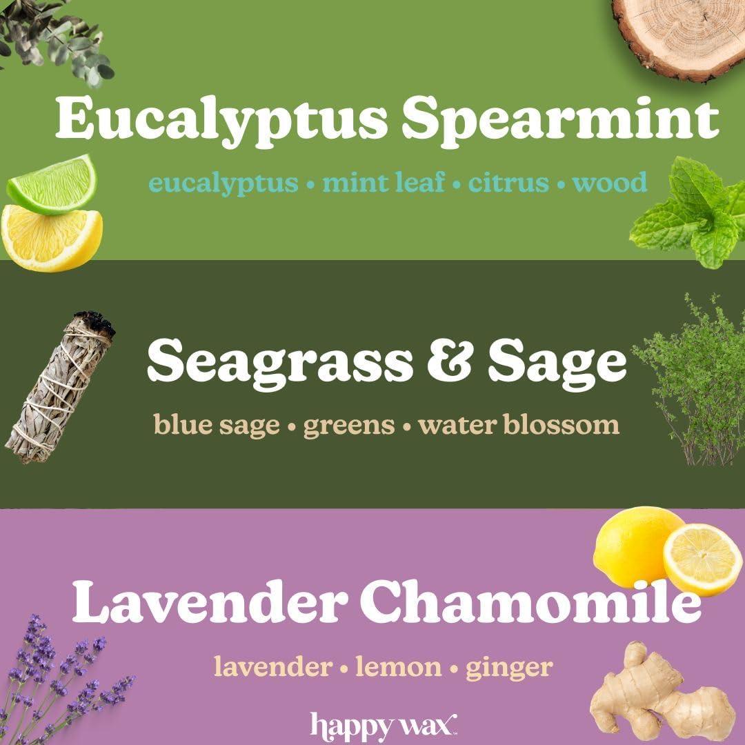 Happy Wax Melts Aromatizados 170g - Cera de Soja Natural