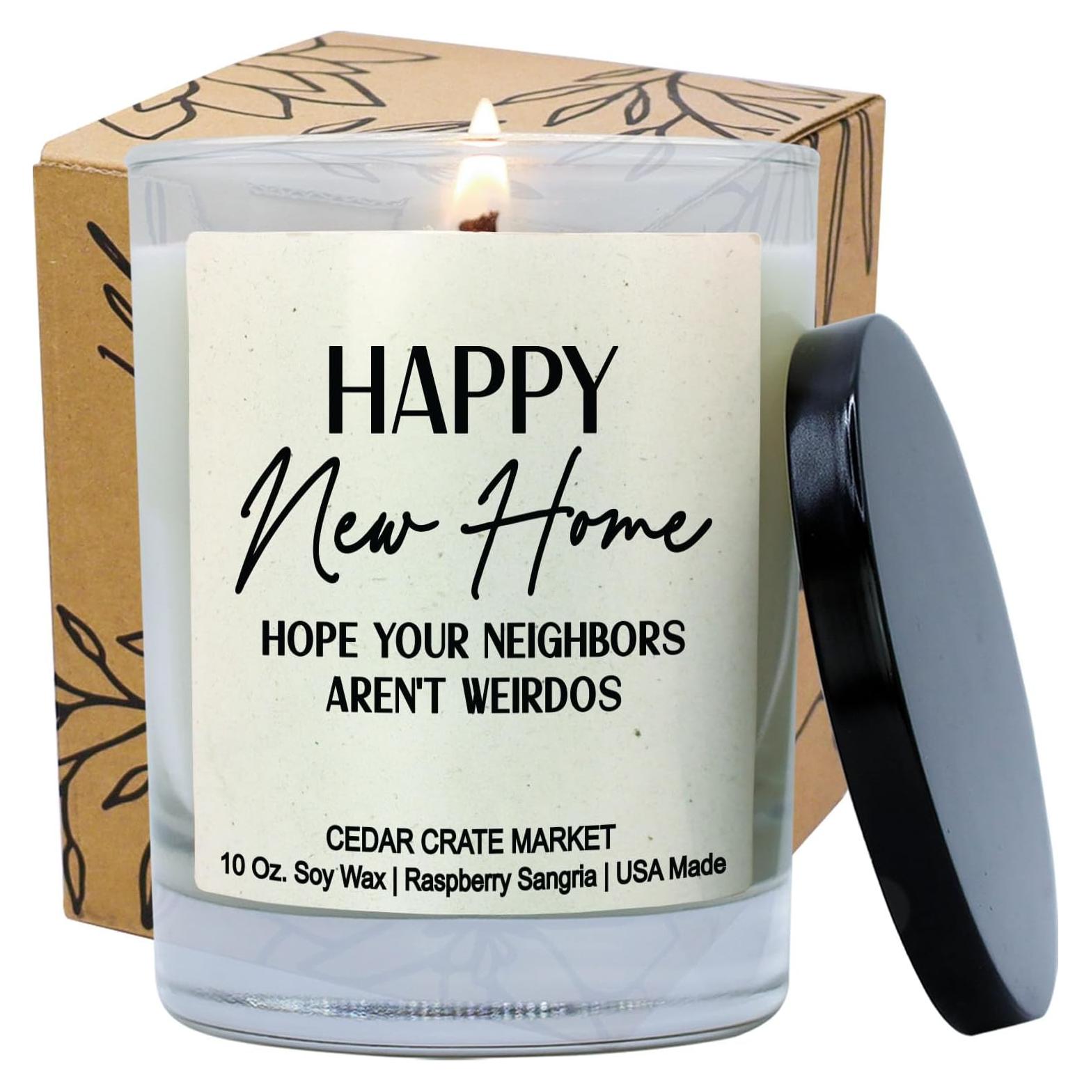 Vela aromática de cera de soja Cedar Crate Market - 50-60 horas