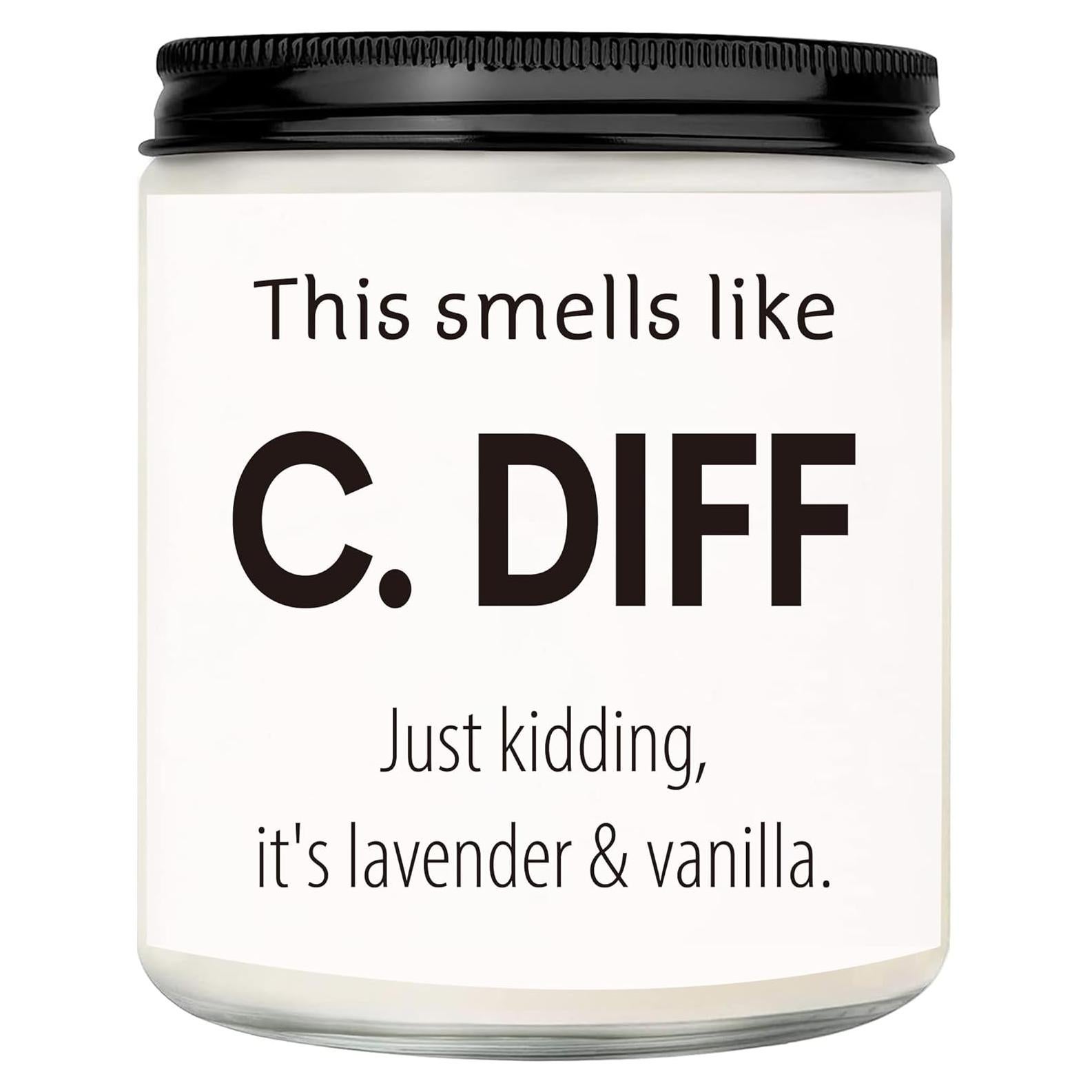 Vela Aromática de Lavanda SUEHHYY 198g - Regalo para Enfermeras