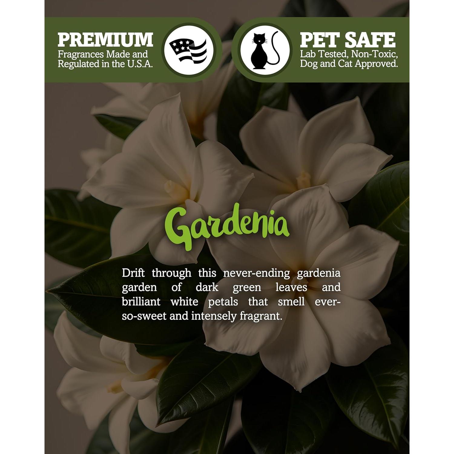 Vela Aromatizada de Cera de Soja Gardenia Shortie's 85 Gr