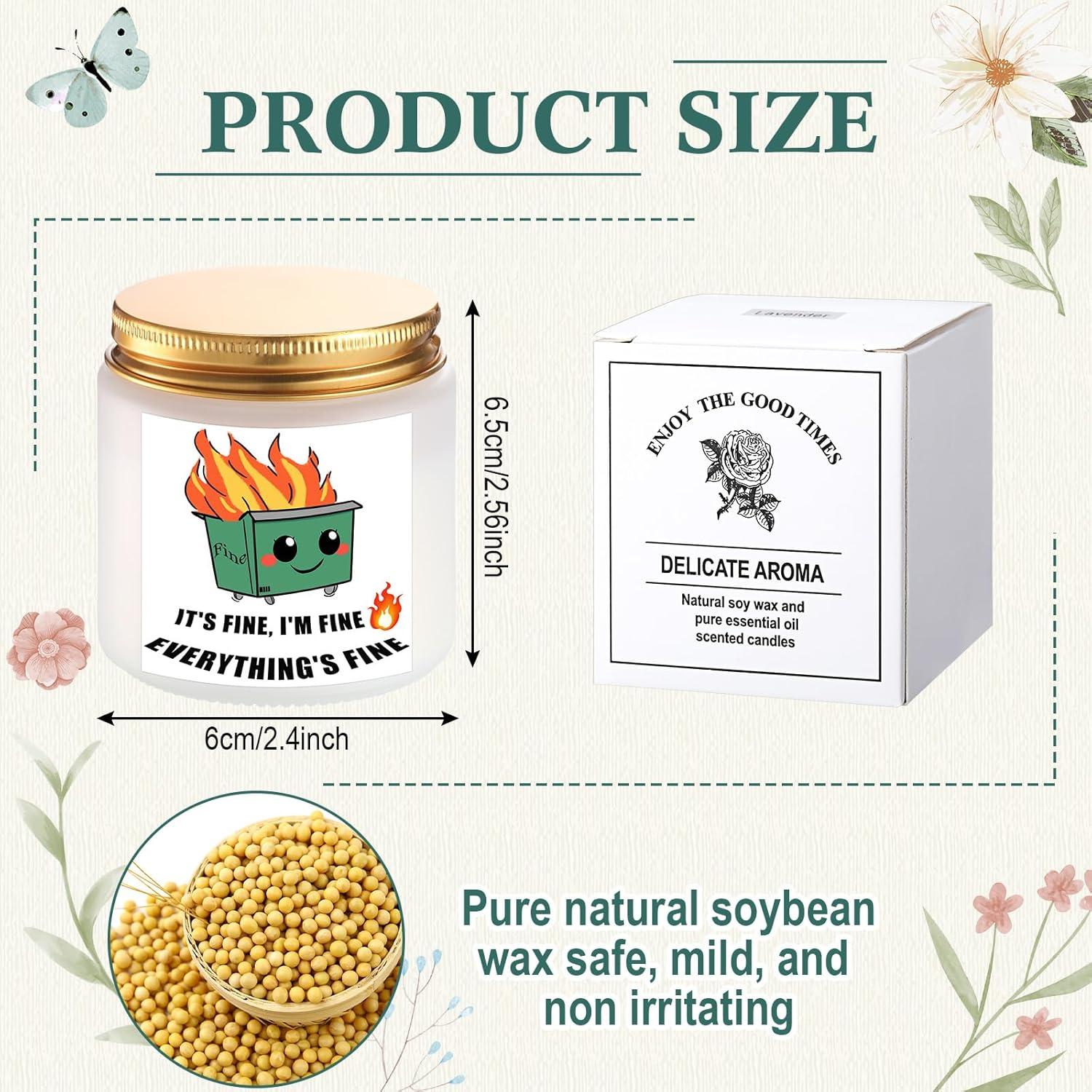 Paquete de 12 Velas Aromáticas de Soja Conelist - 6 Fragancias