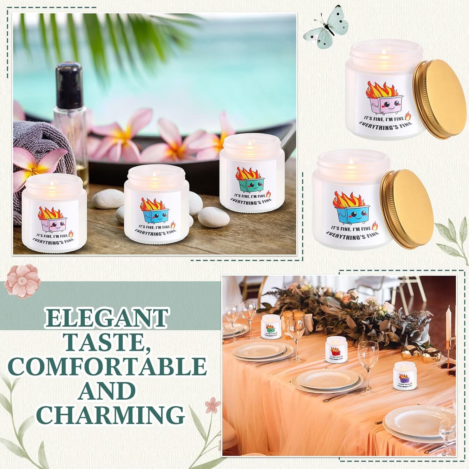 Paquete de 12 Velas Aromáticas de Soja Conelist - 6 Fragancias