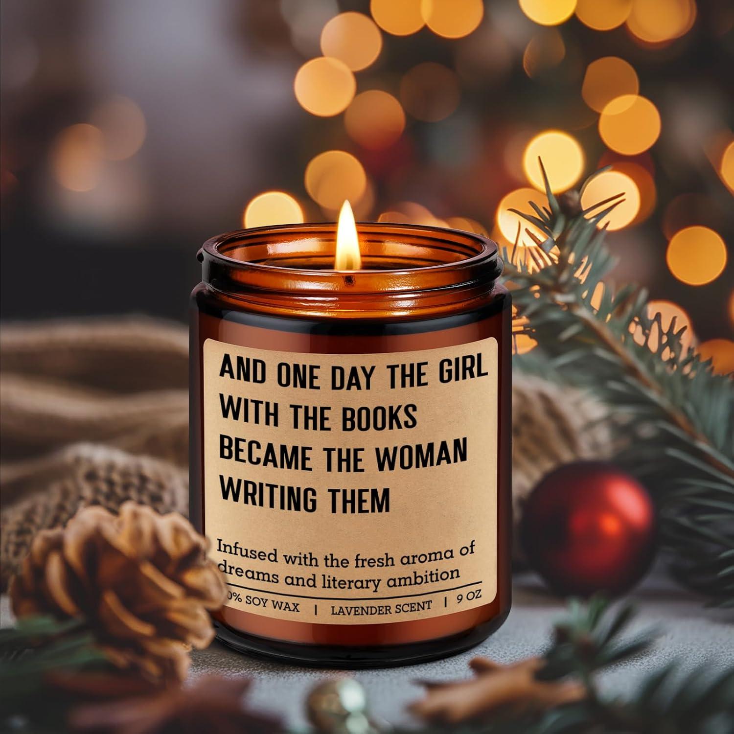 Vela Aromática de Lavanda Miracu 255g - Regalo para Escritores