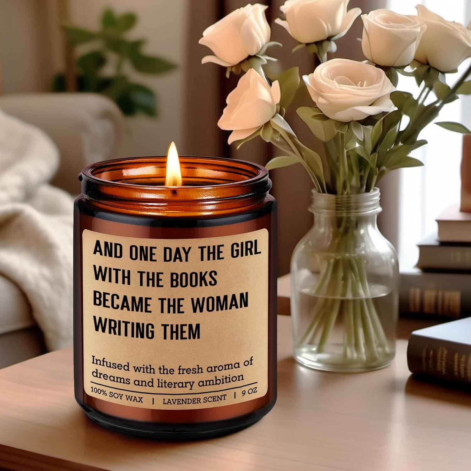 Vela Aromática de Lavanda Miracu 255g - Regalo para Escritores