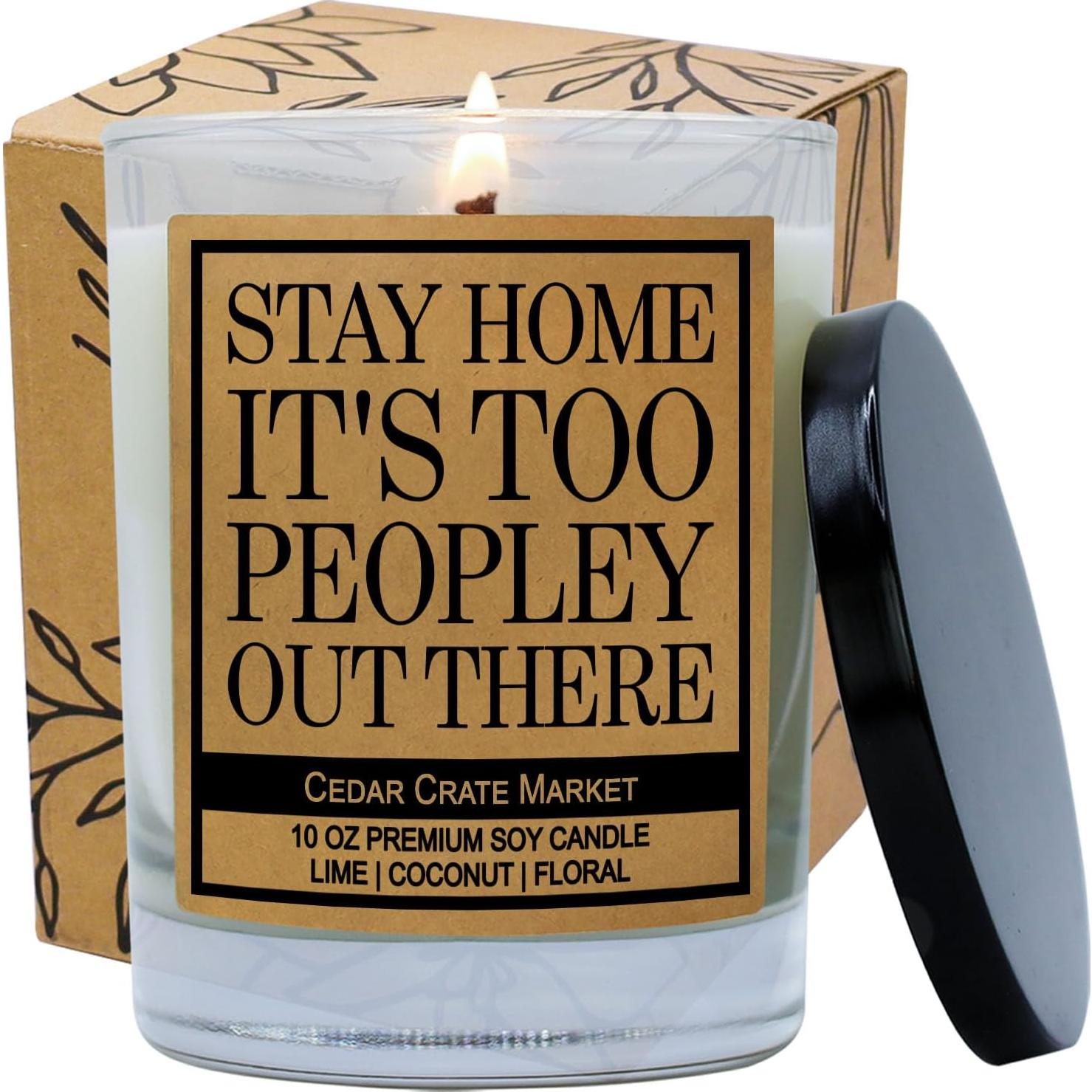 Vela de Inauguración de Casa Cedar Crate Market 100% Soja Aroma Lavanda