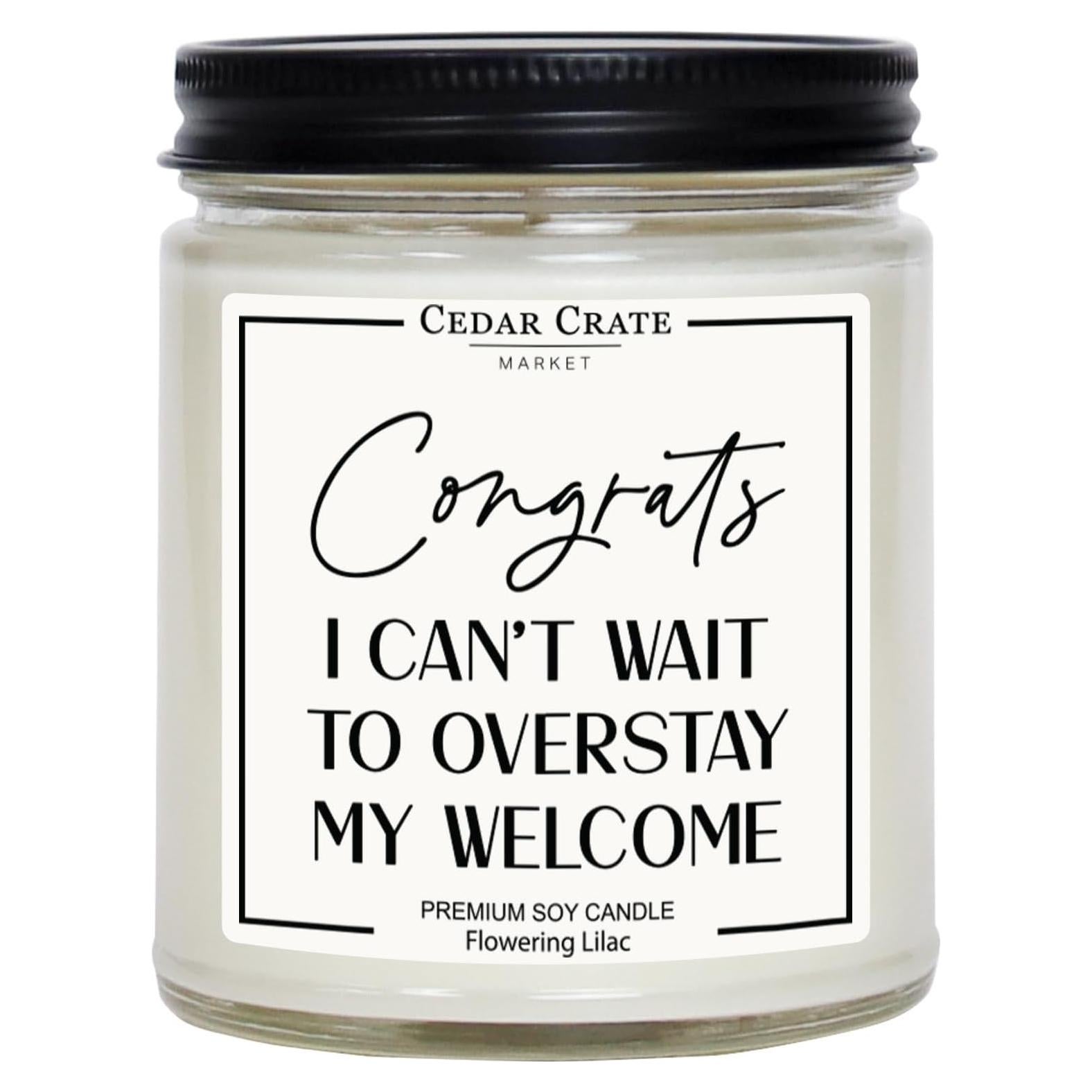 Vela Aromatizada 100% Soja Cedar Crate 9oz - Regalo Inauguración