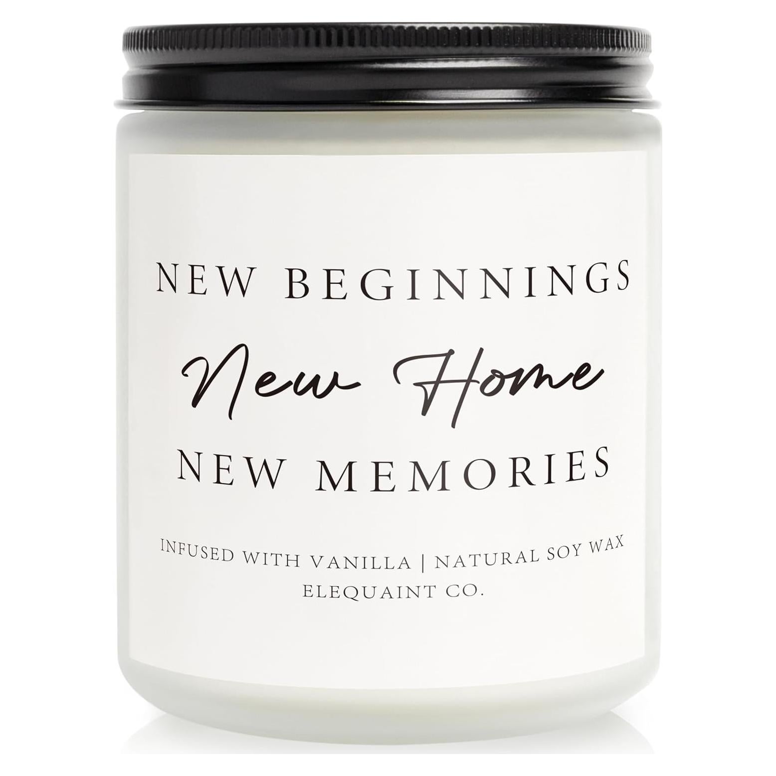 Vela Aromática de Vainilla Elequaint - Regalo Inauguración Casa