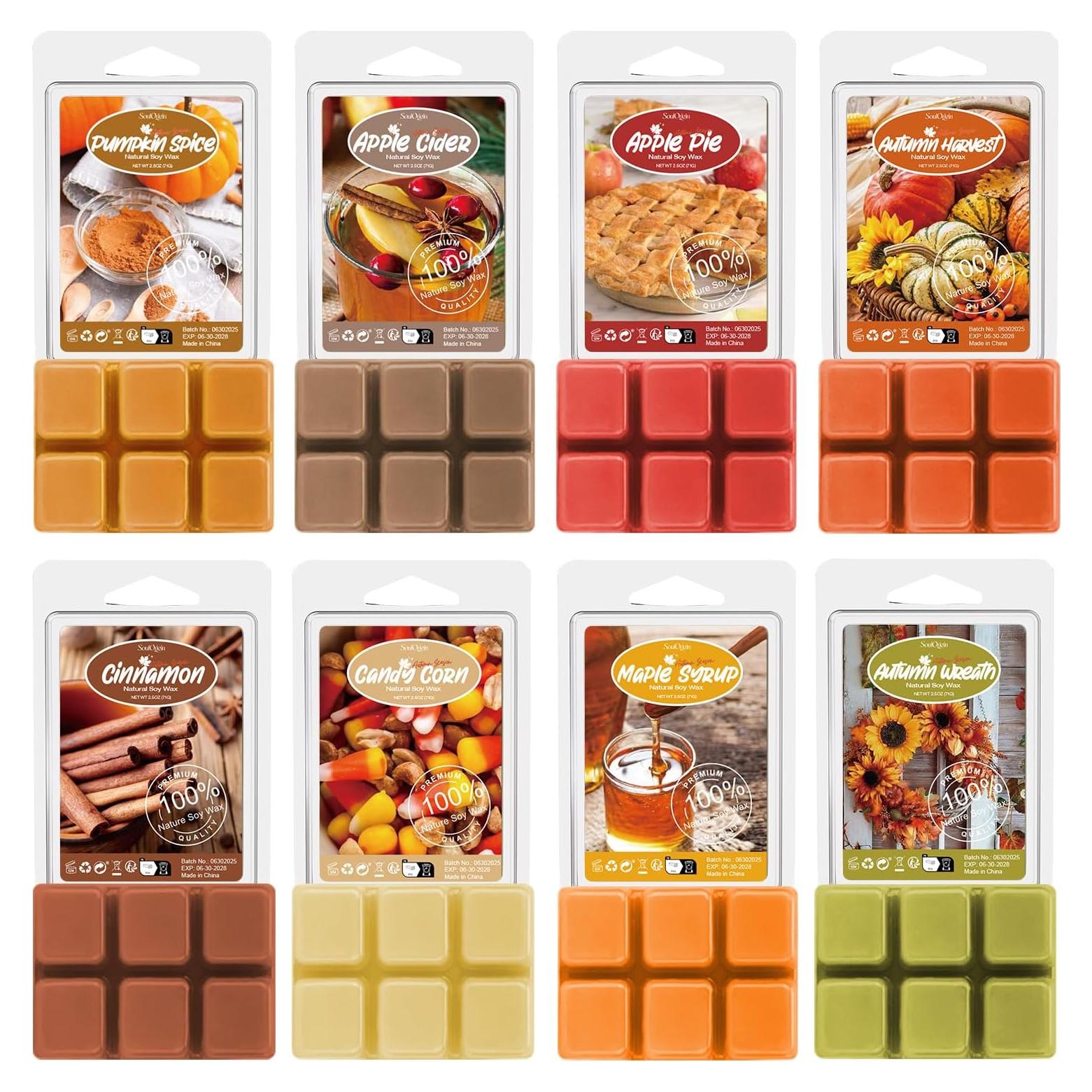 Cera Aromática de Soja SoulOrigin Otoño 6 Fragancias 500g