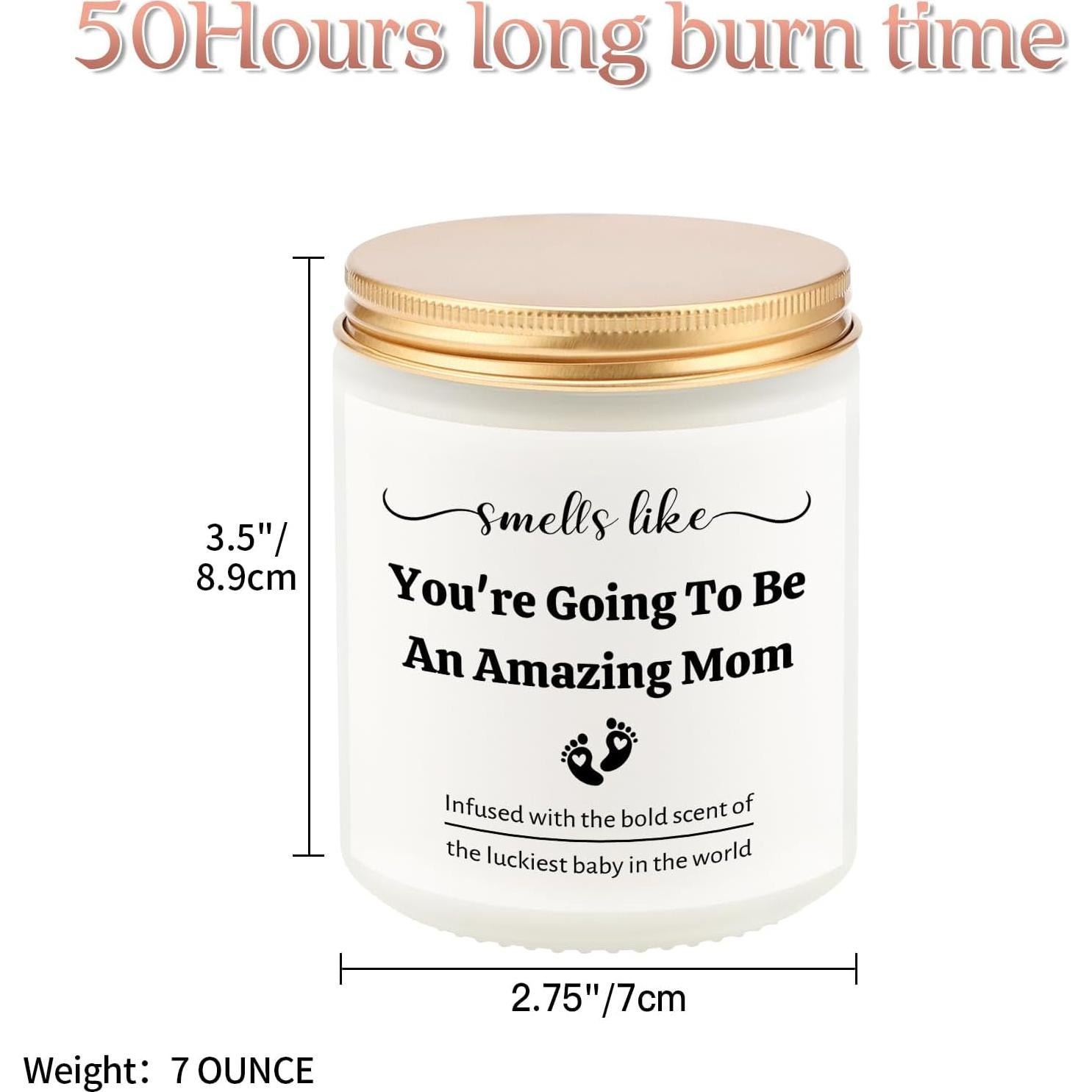 Vela Aromática de Lavanda 198g para Nuevas Mamás GBZRJ