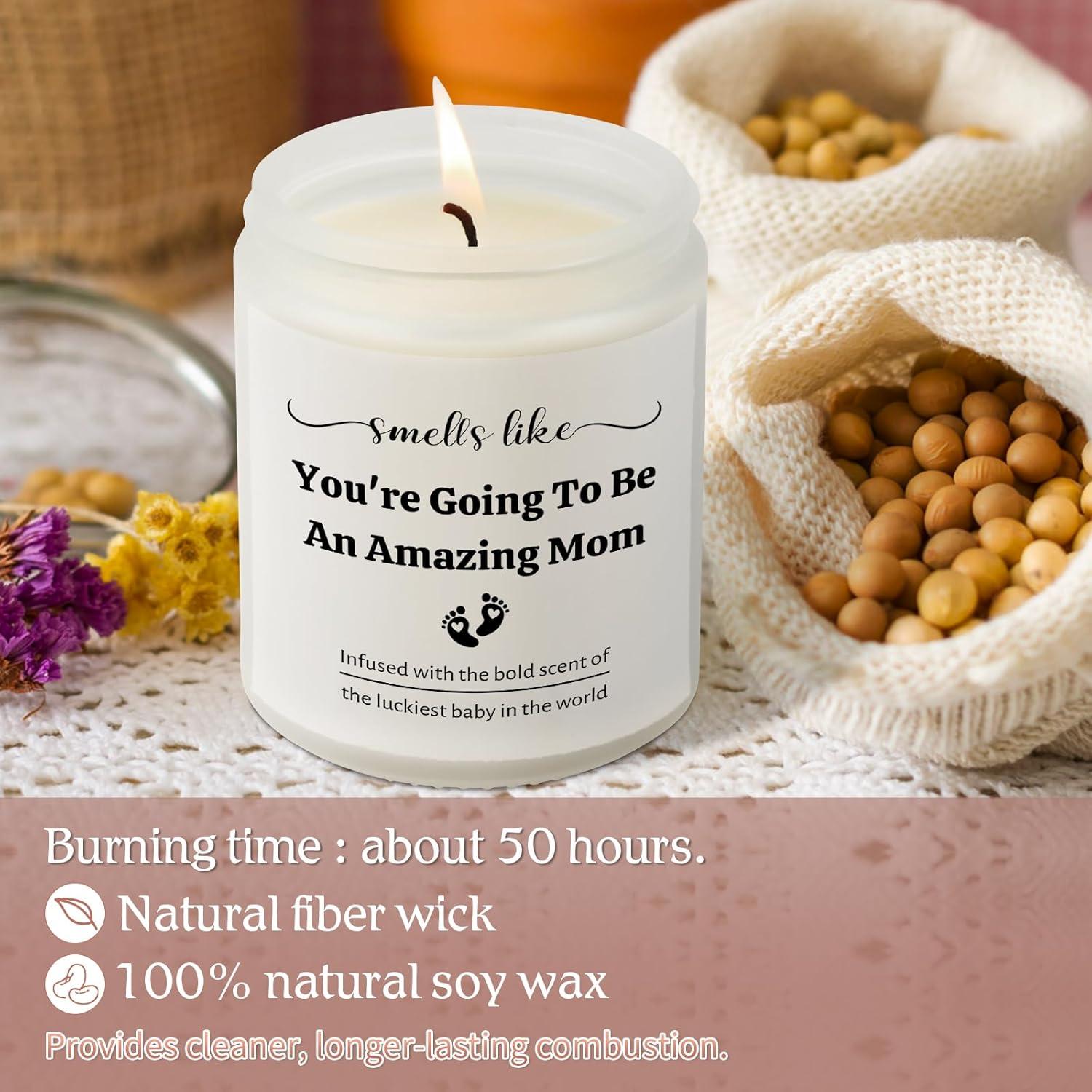 Vela Aromática de Lavanda 198g para Nuevas Mamás GBZRJ