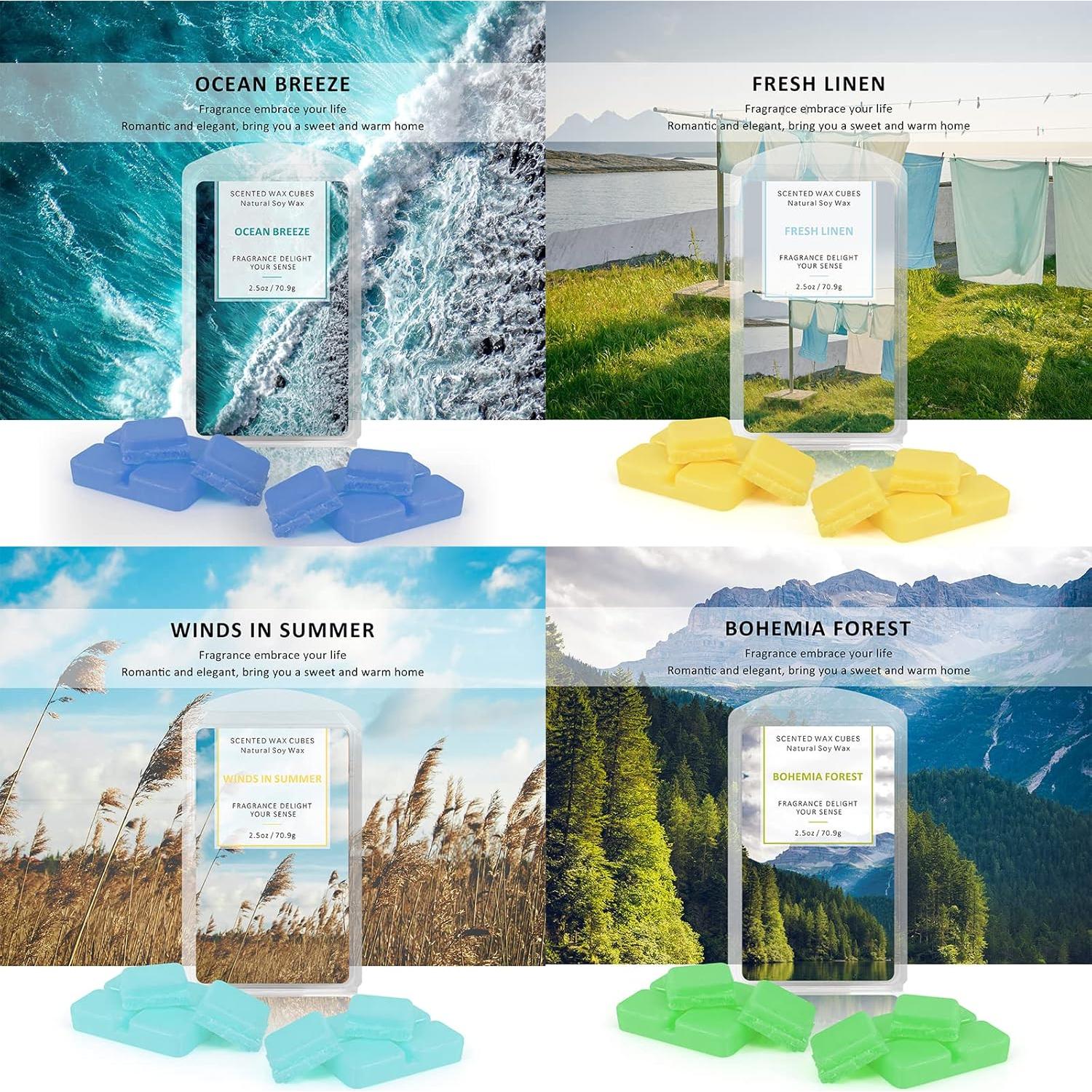 Cubos de Cera Aromática STRN 16 Paquetes 70.9g Soja