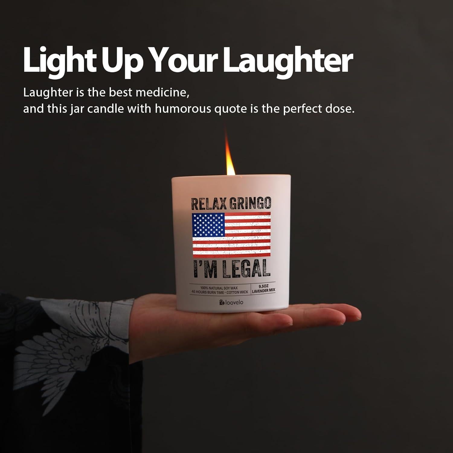 Vela Aromática de Lavanda 269 g - Xuzhou Darui - Tarro Elegante