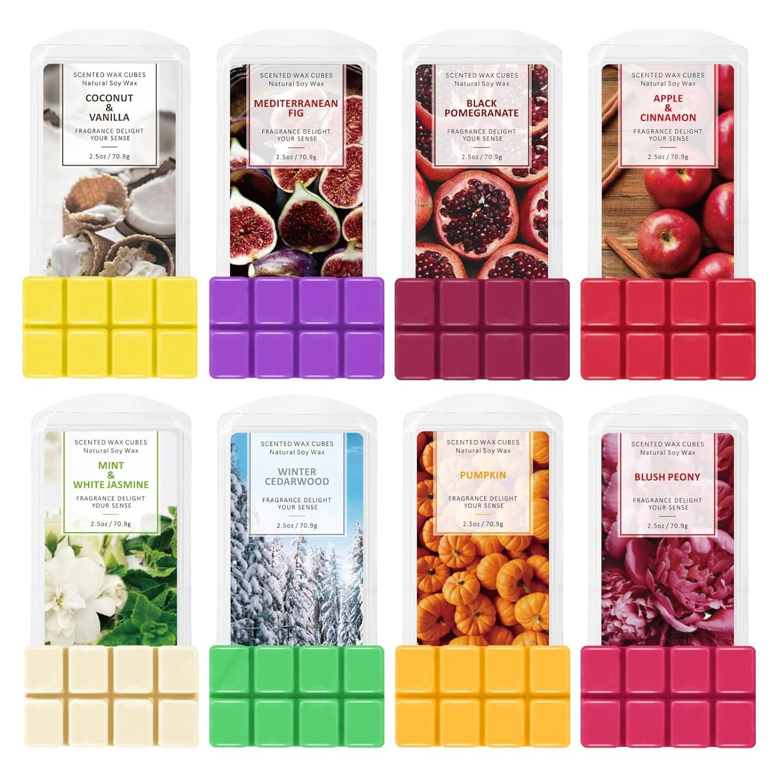 Ceras Aromáticas SCENTORINI 8x70.9g - Vainilla, Coco, Canela