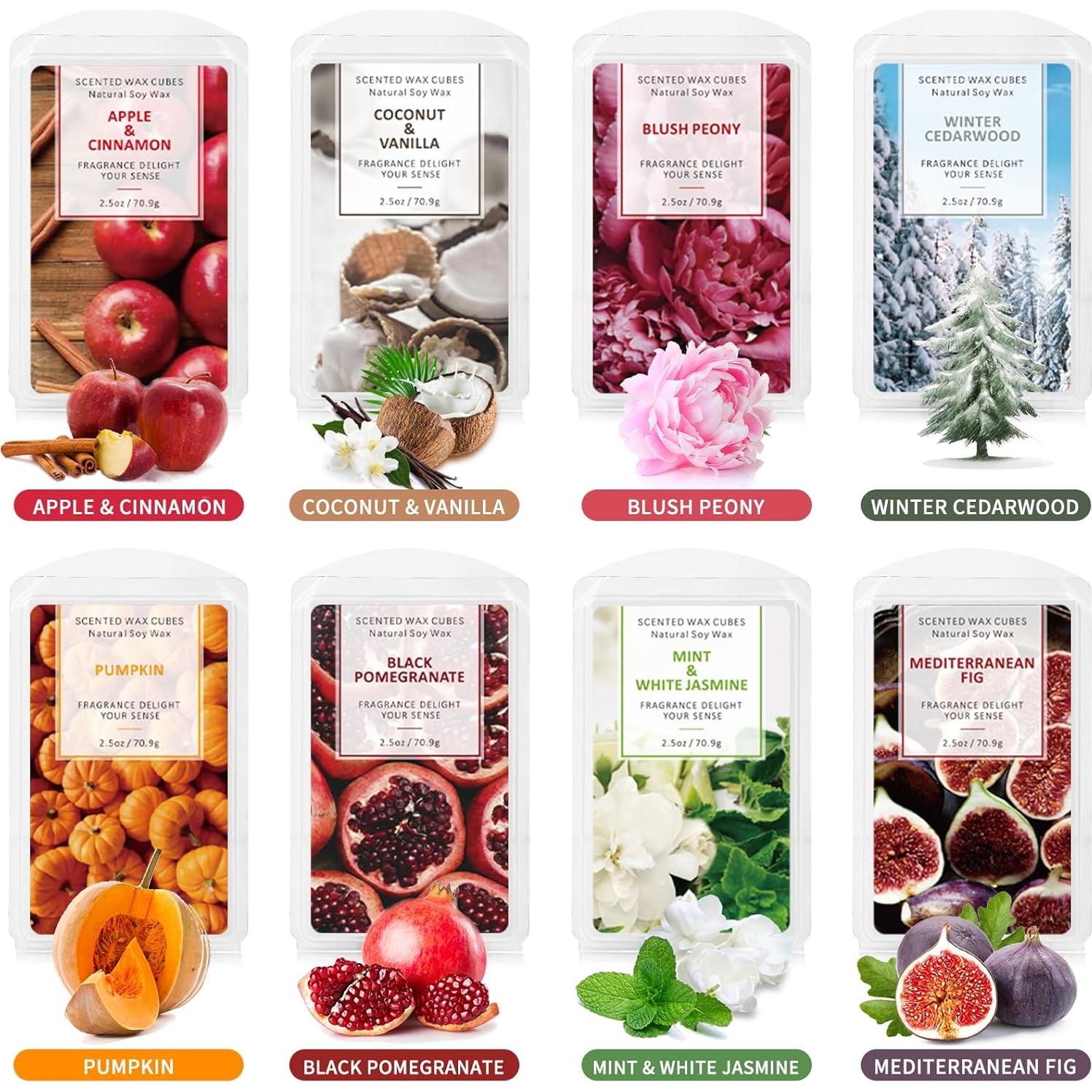 Ceras Aromáticas SCENTORINI 8x70.9g - Vainilla, Coco, Canela