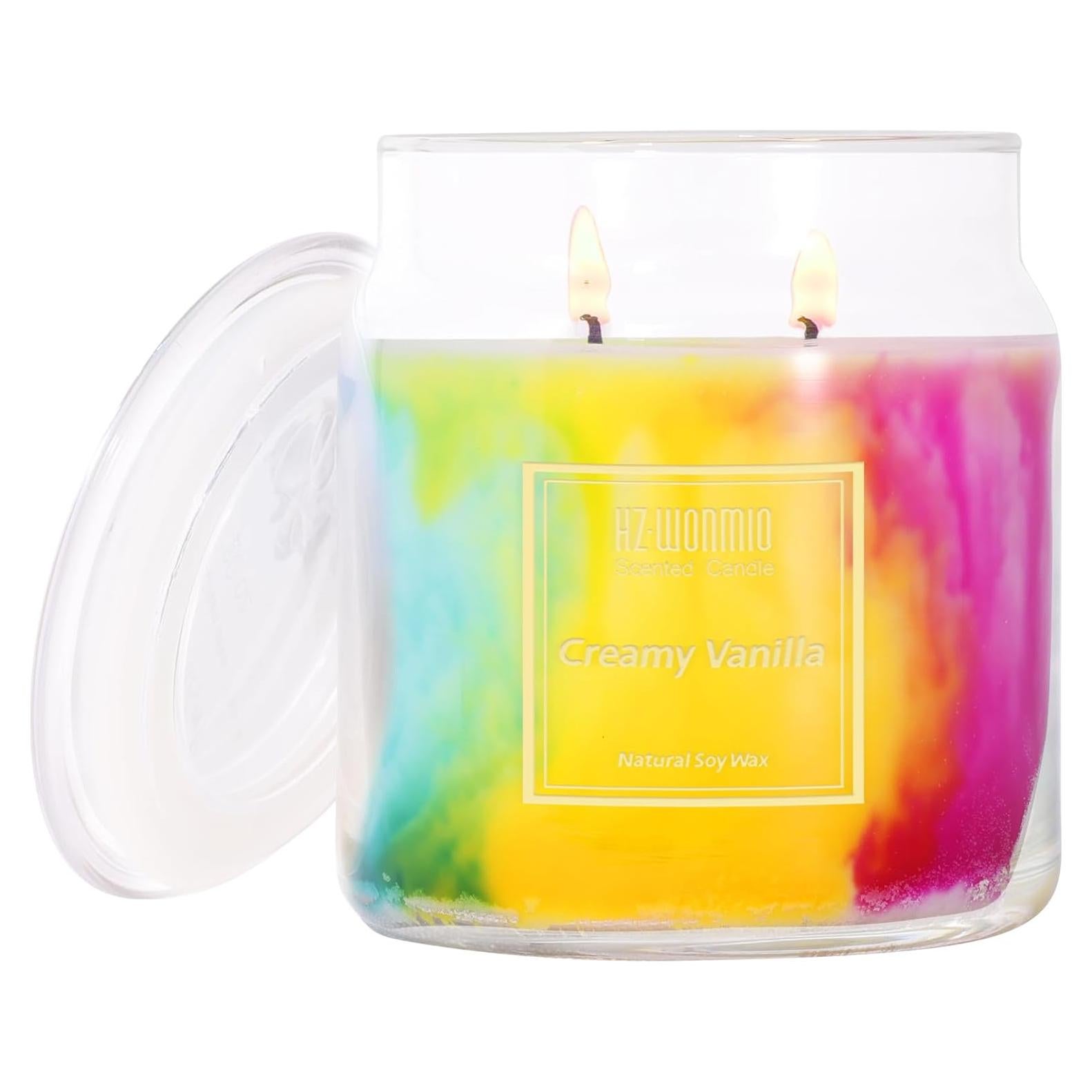 Vela Aromática HZ-WONMIO Vainilla Cremosa 340g 80 Horas