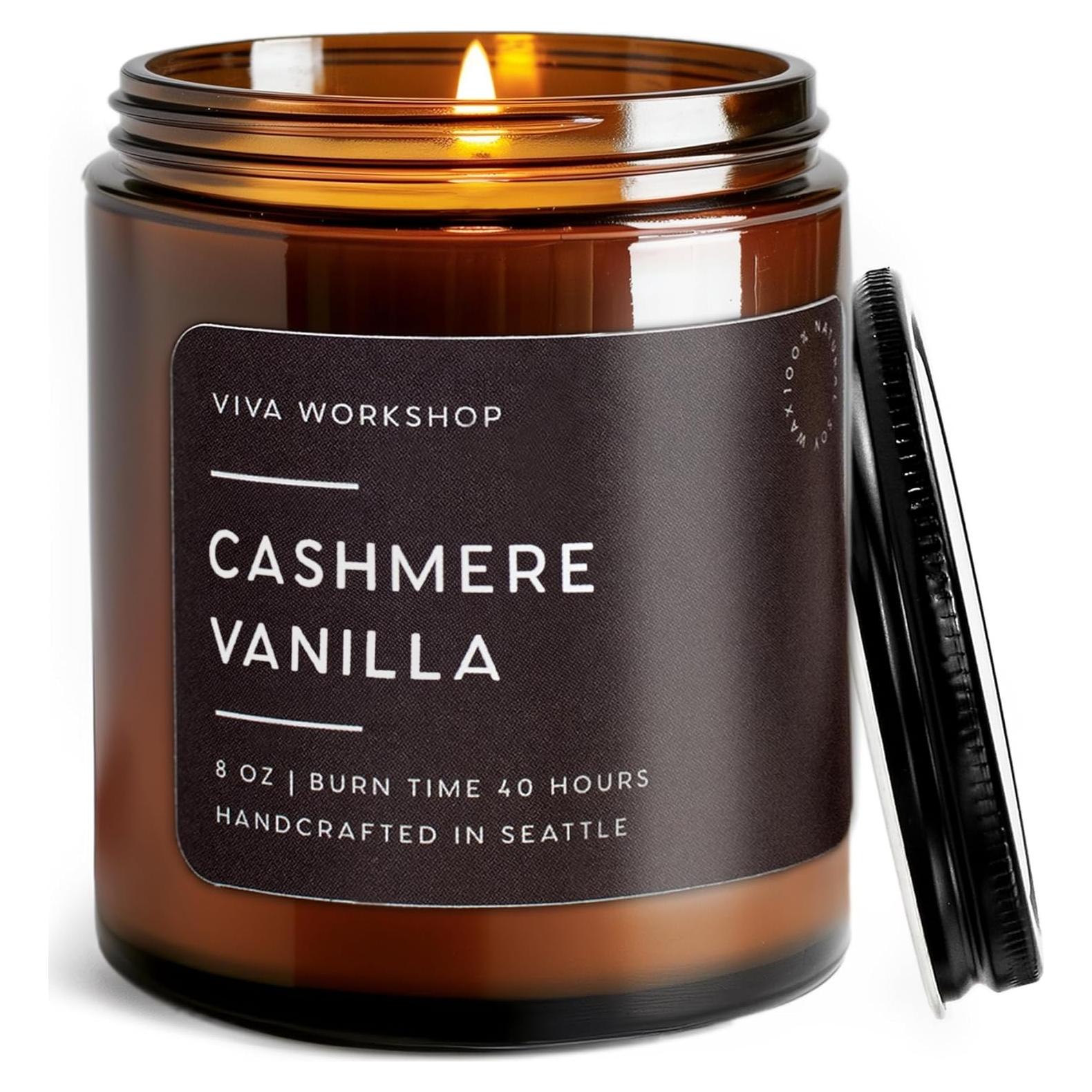 Vela Aromática Vainilla de Cachemira Cera de Soja 226g