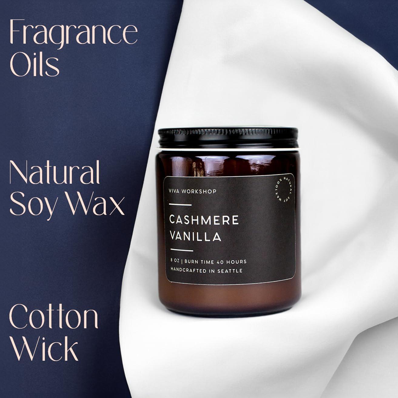 Vela Aromática Vainilla de Cachemira Cera de Soja 226g