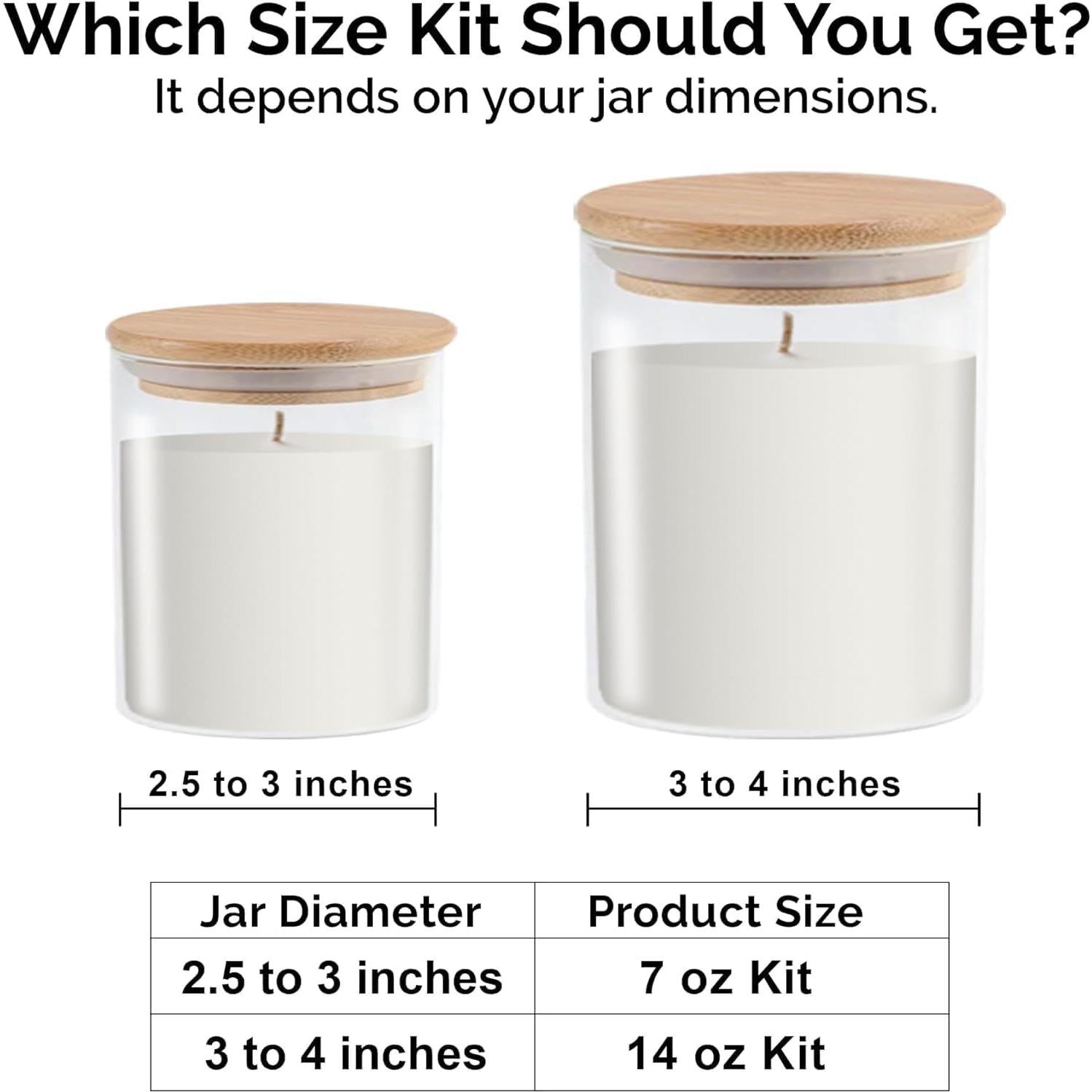 Kit de Fabricación de Velas Phoenix Wick - Cera de Soja 14 oz