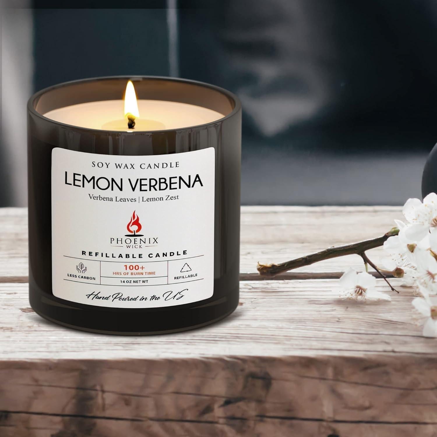 Kit de Fabricación de Velas Phoenix Wick - Cera de Soja 14 oz