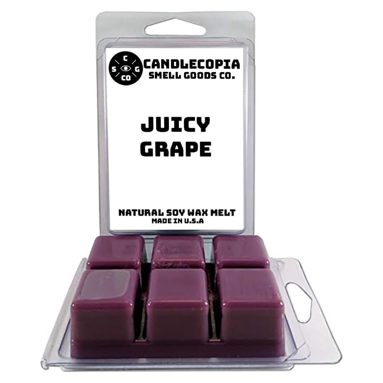 Cera Aromática Vegana Candlecopia Uva Jugosa 181g 12 Cubos