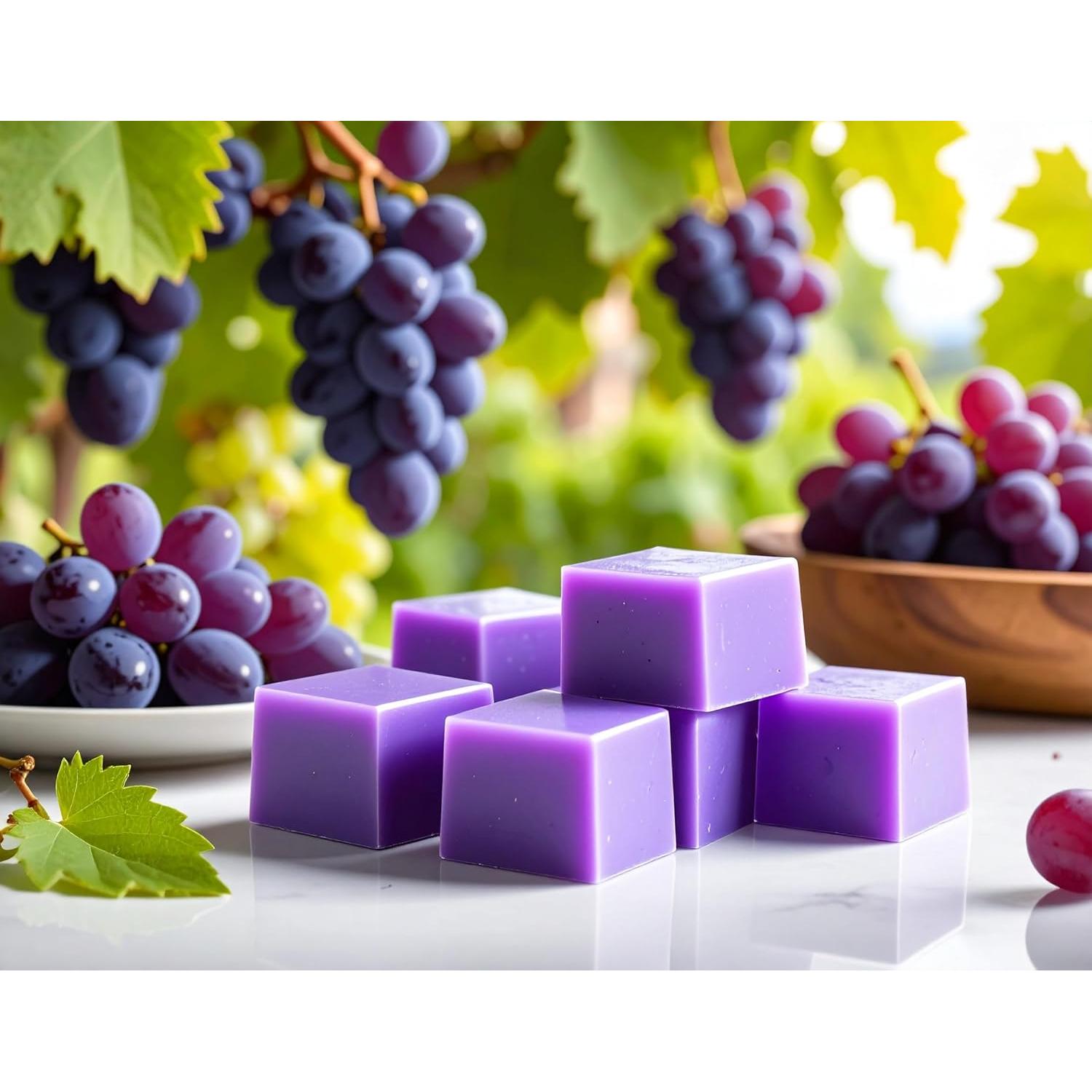 Cera Aromática Vegana Candlecopia Uva Jugosa 181g 12 Cubos