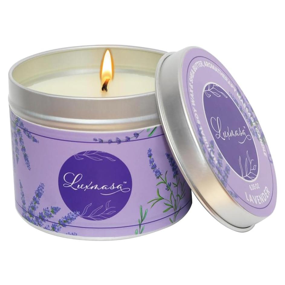 Vela de Masaje LUXMASA Aromática Lavanda 180 g Cera Soja Natural