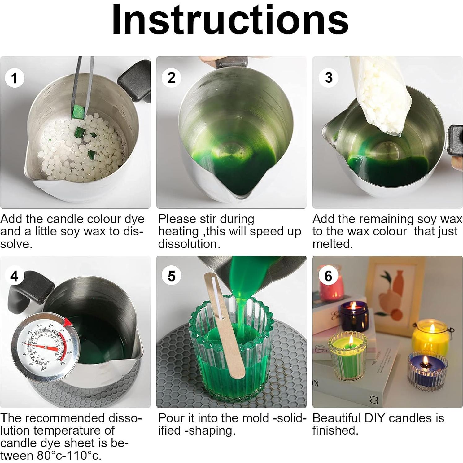 Juego de Tintes para Velas SAEUYVB 16 Colores 72g