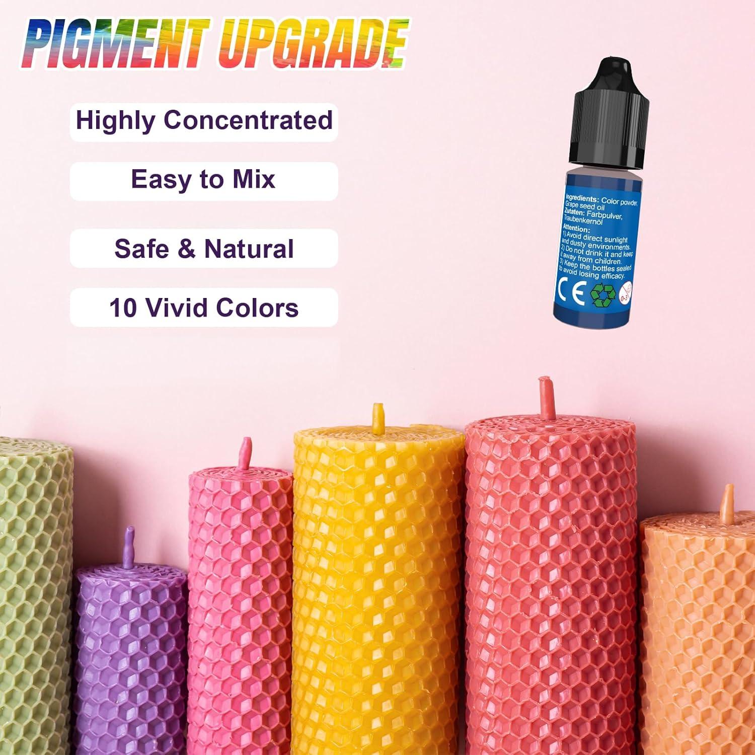 Tinte Líquido para Velas FansArriche - 10 Colores Naturales 10 ml