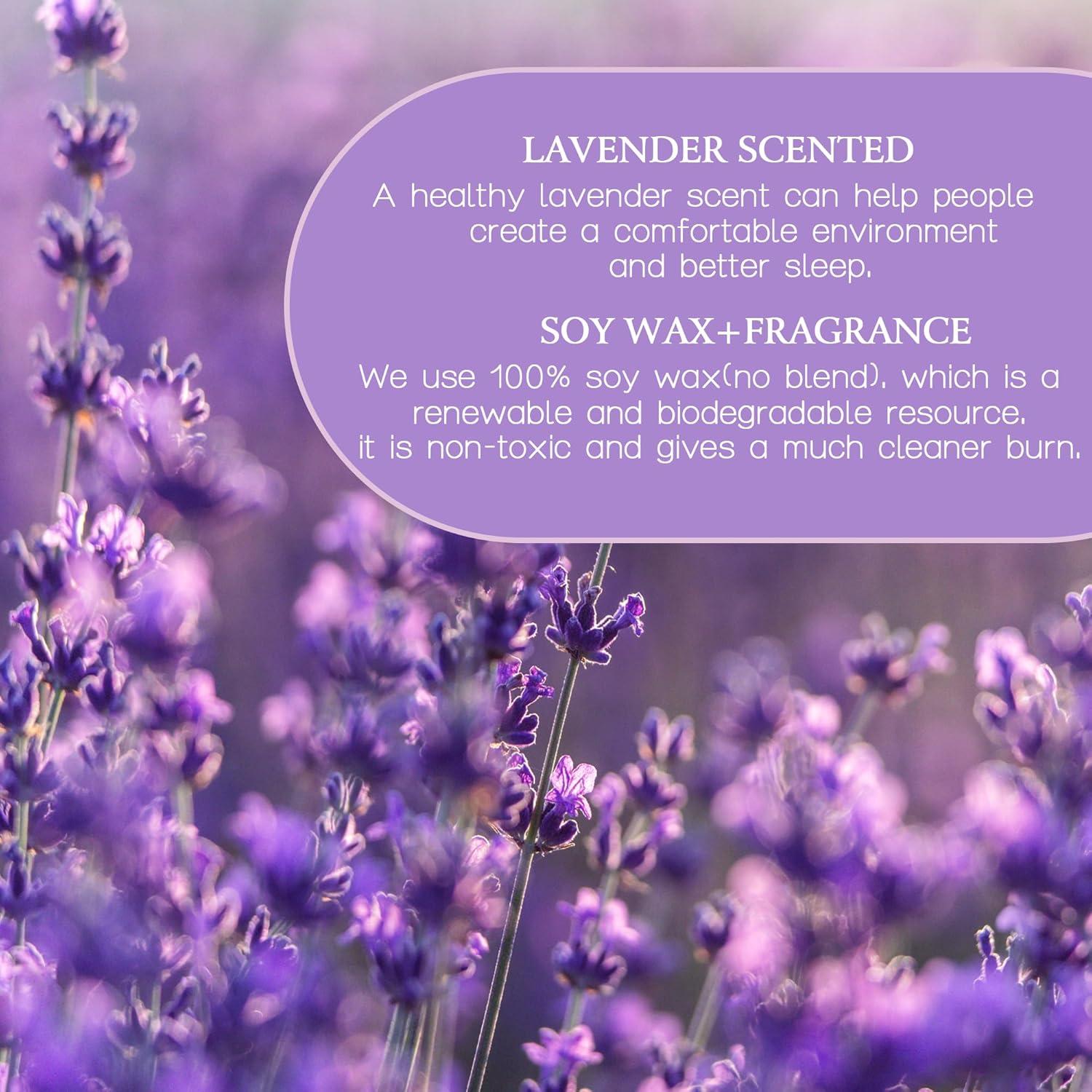 Vela Aromática de Lavanda Xunlife - Nuevos Comienzos 445g