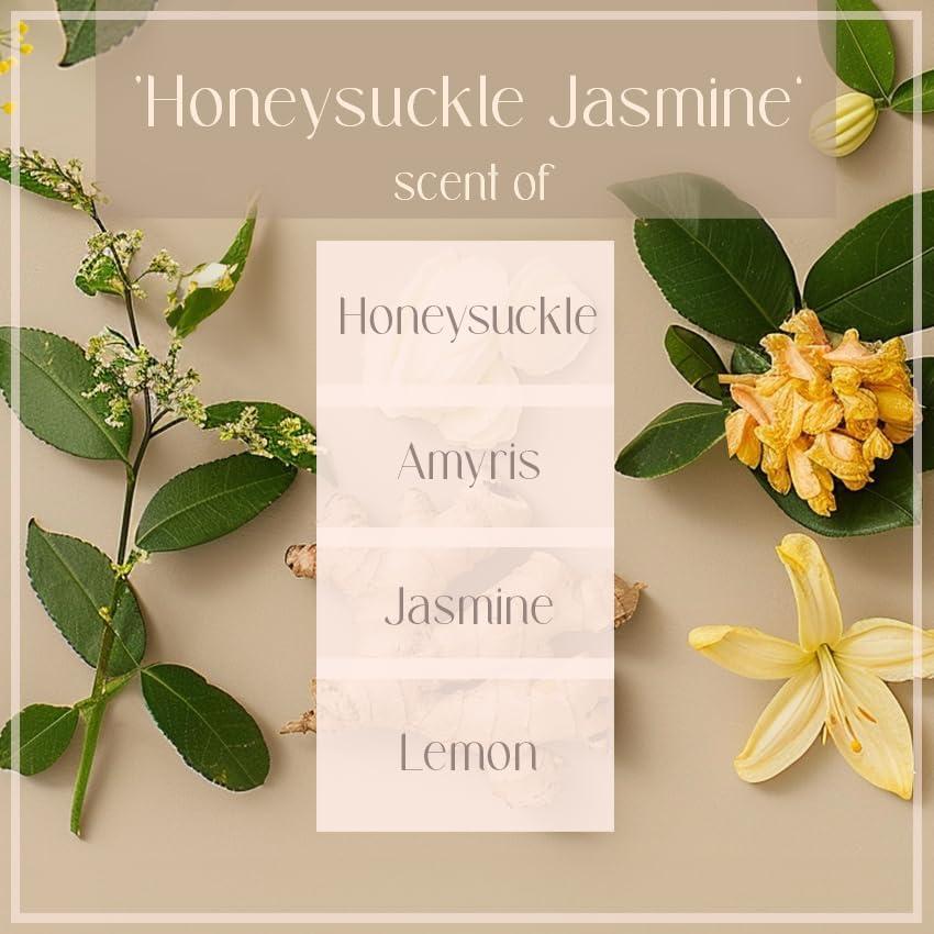 Vela Aromática Jazmín de Madreselva Cera Soja 226g Hecha a Mano
