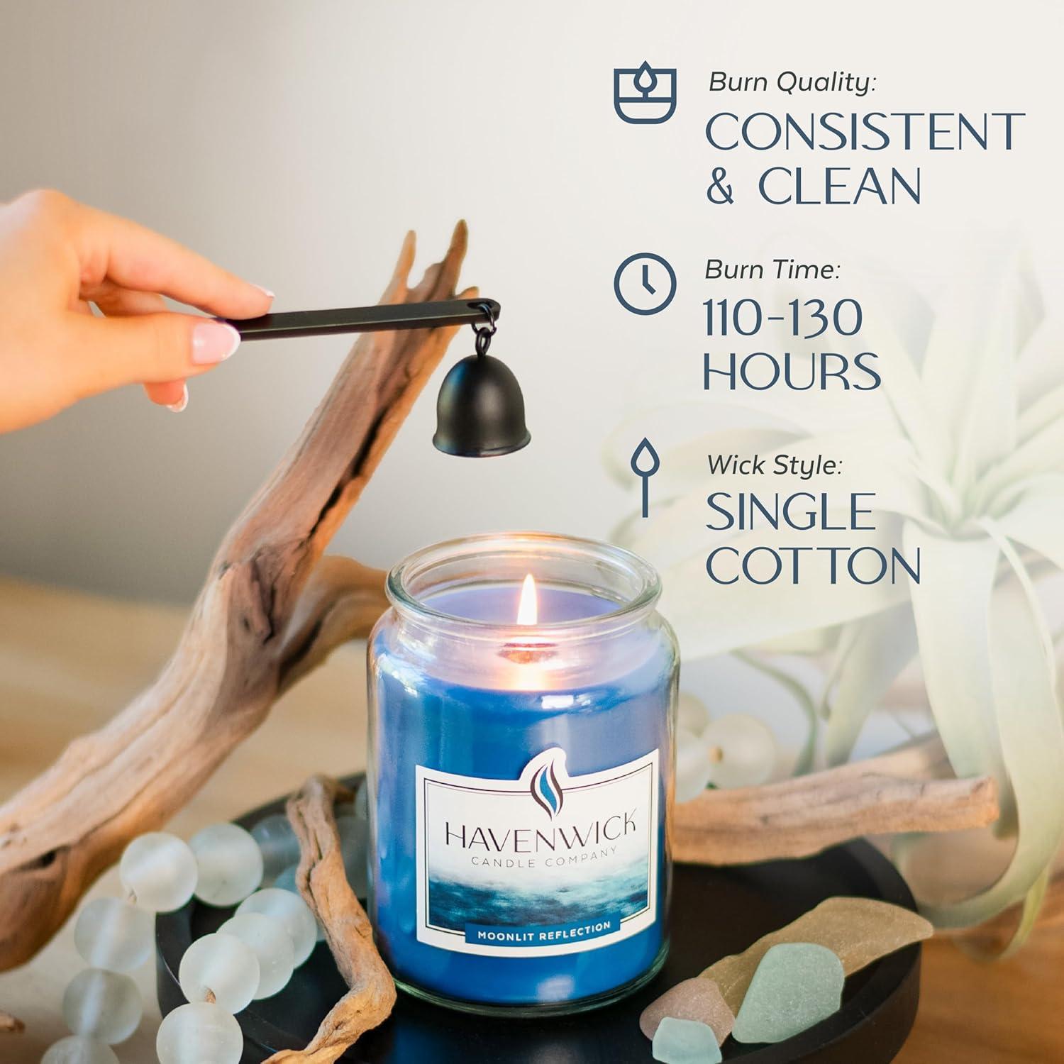 Vela Aromática Havenwick 22 oz Reflexión Lunar Soja