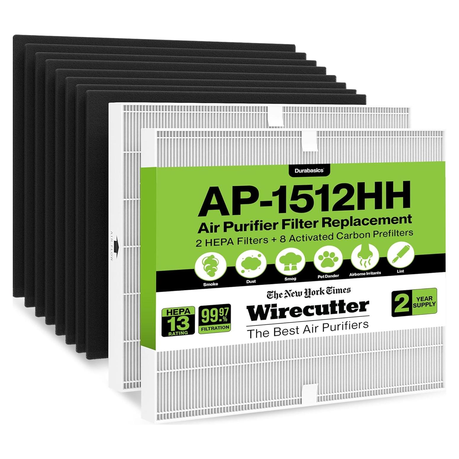 Filtro HEPA Durabasics AP-1512HH para Purificador Coway