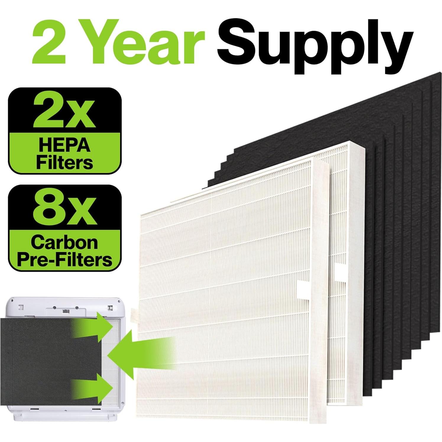 Filtro HEPA Durabasics AP-1512HH para Purificador Coway