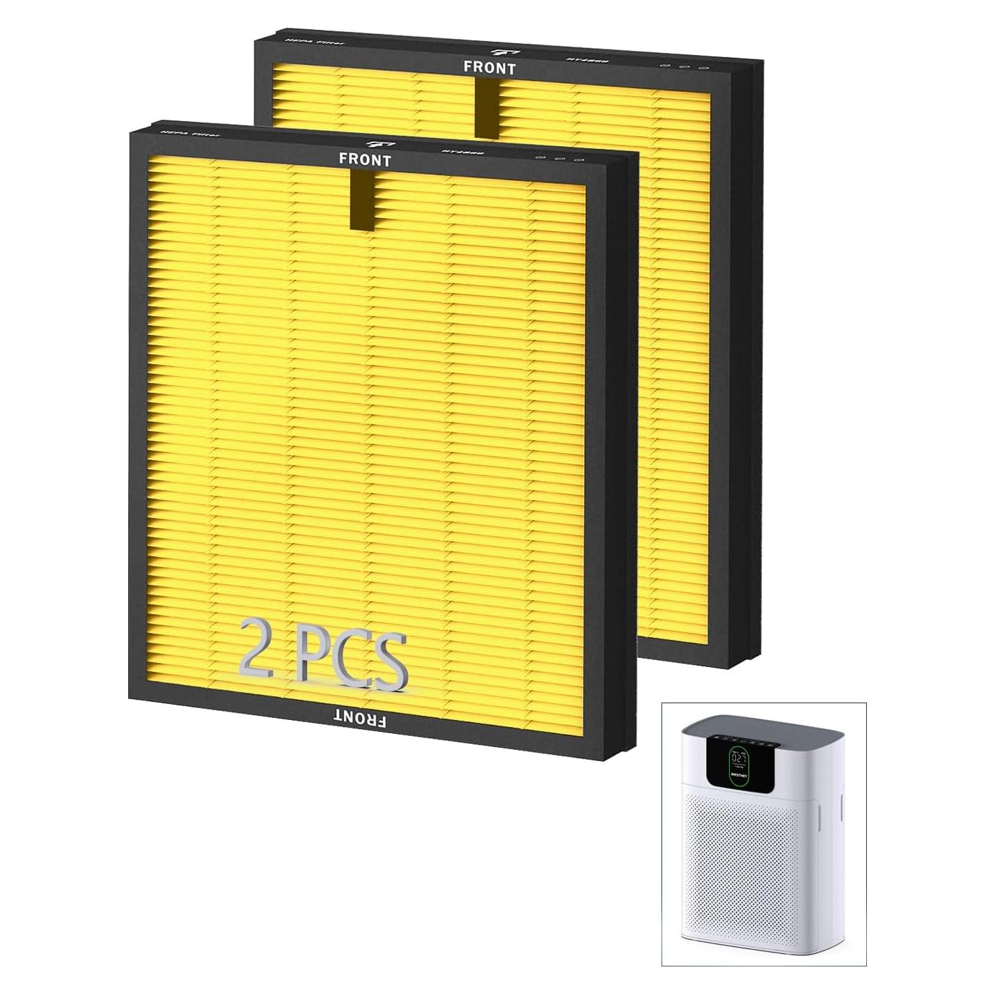 Filtro de Reemplazo HEPA WESTHEY HY4866 para Mascotas 2 PCS