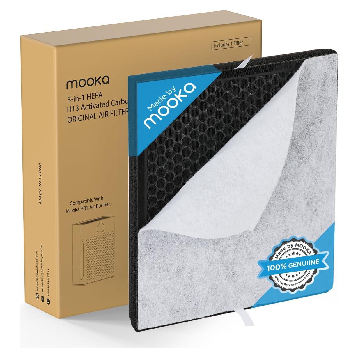 Filtro HEPA H13 Mooka PR1 para Purificador de Aire 29x27cm