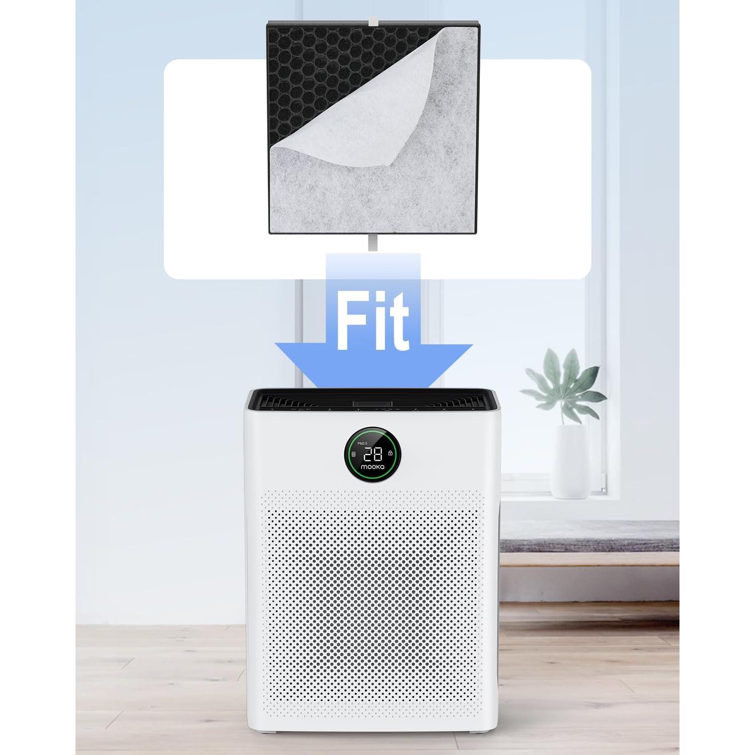 Filtro HEPA H13 Mooka PR1 para Purificador de Aire 29x27cm