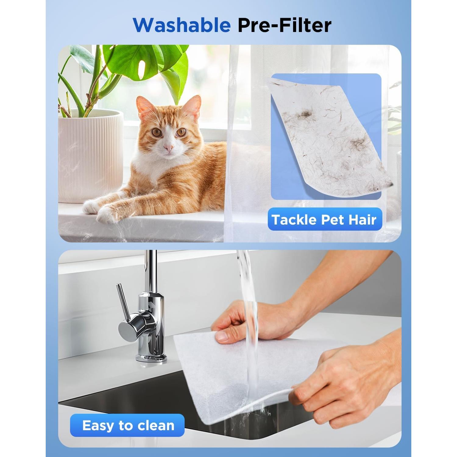 Filtro HEPA H13 Mooka PR1 para Purificador de Aire 29x27cm