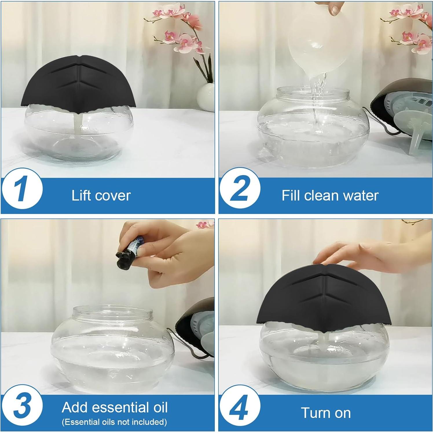 Purificador de Aire a Base de Agua AP Airpleasure KS-05CL-N 1000ml Negro