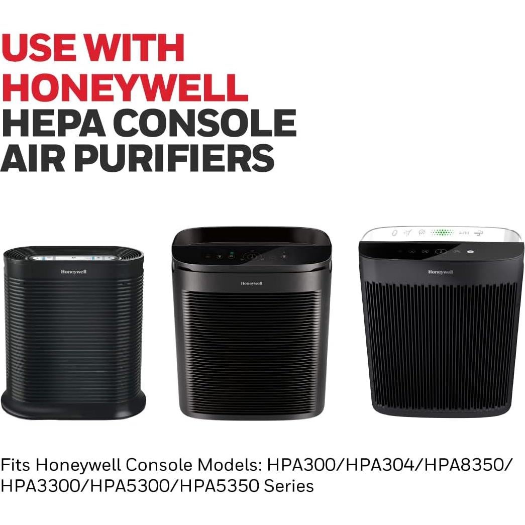 Kit de Filtros HEPA Honeywell HRF-ARVP300 - 3 HEPA R y 4 Pre-Filtros