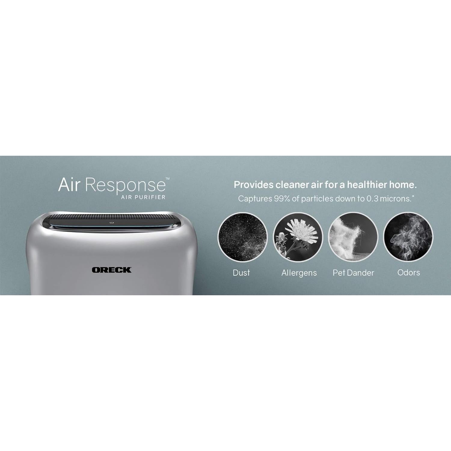 Purificador de Aire Oreck Air Response HEPA 4.26 kg para Habitaciones